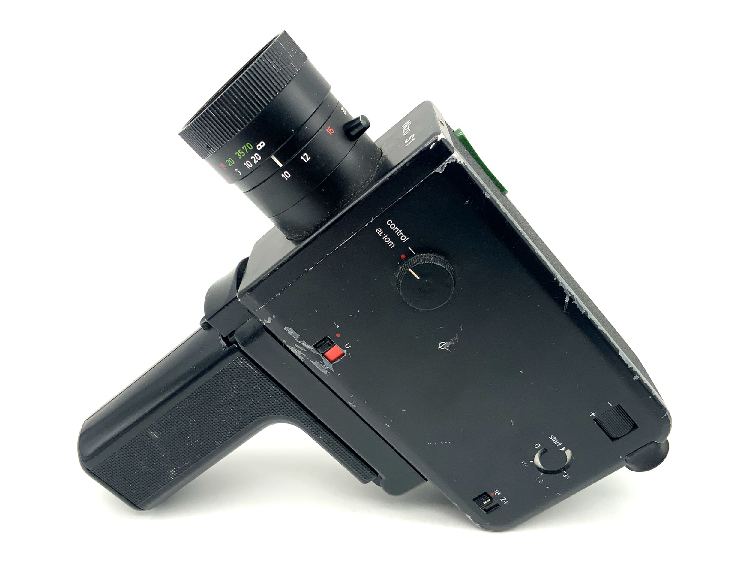 Braun Nizo S1 film camera with Variogon 1:1.8/10-30mm Super 8 lens