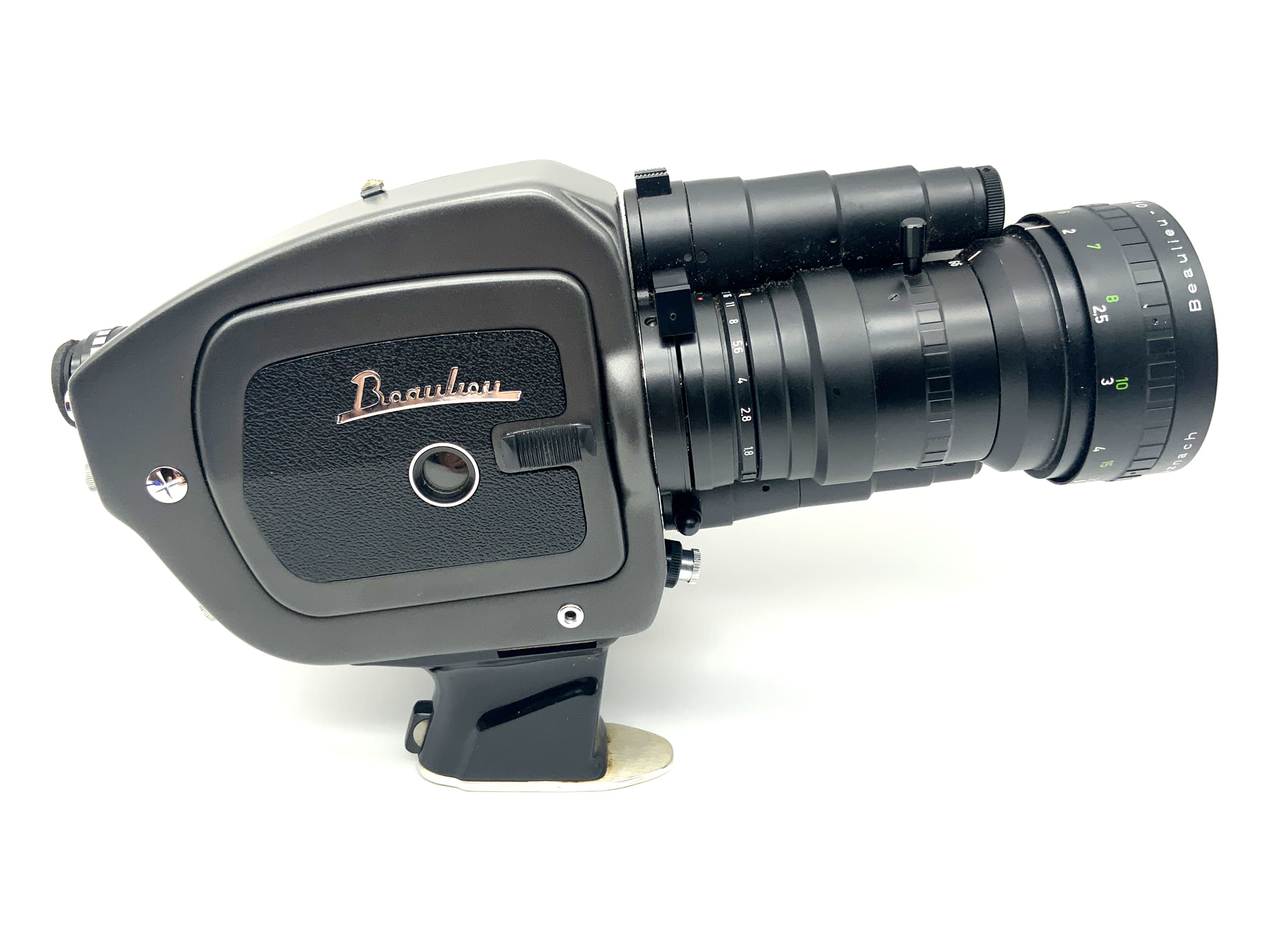 Beaulieu 4008 ZM II film camera with Optivaron 1.8/6-66 Super 8 !UNTESTED!