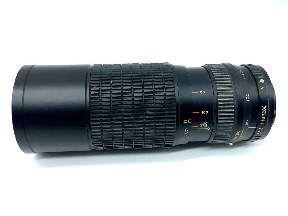 Osawa 60-300mm 1:5.6 lens MC Macro zoom lens (Mamiya ZE)