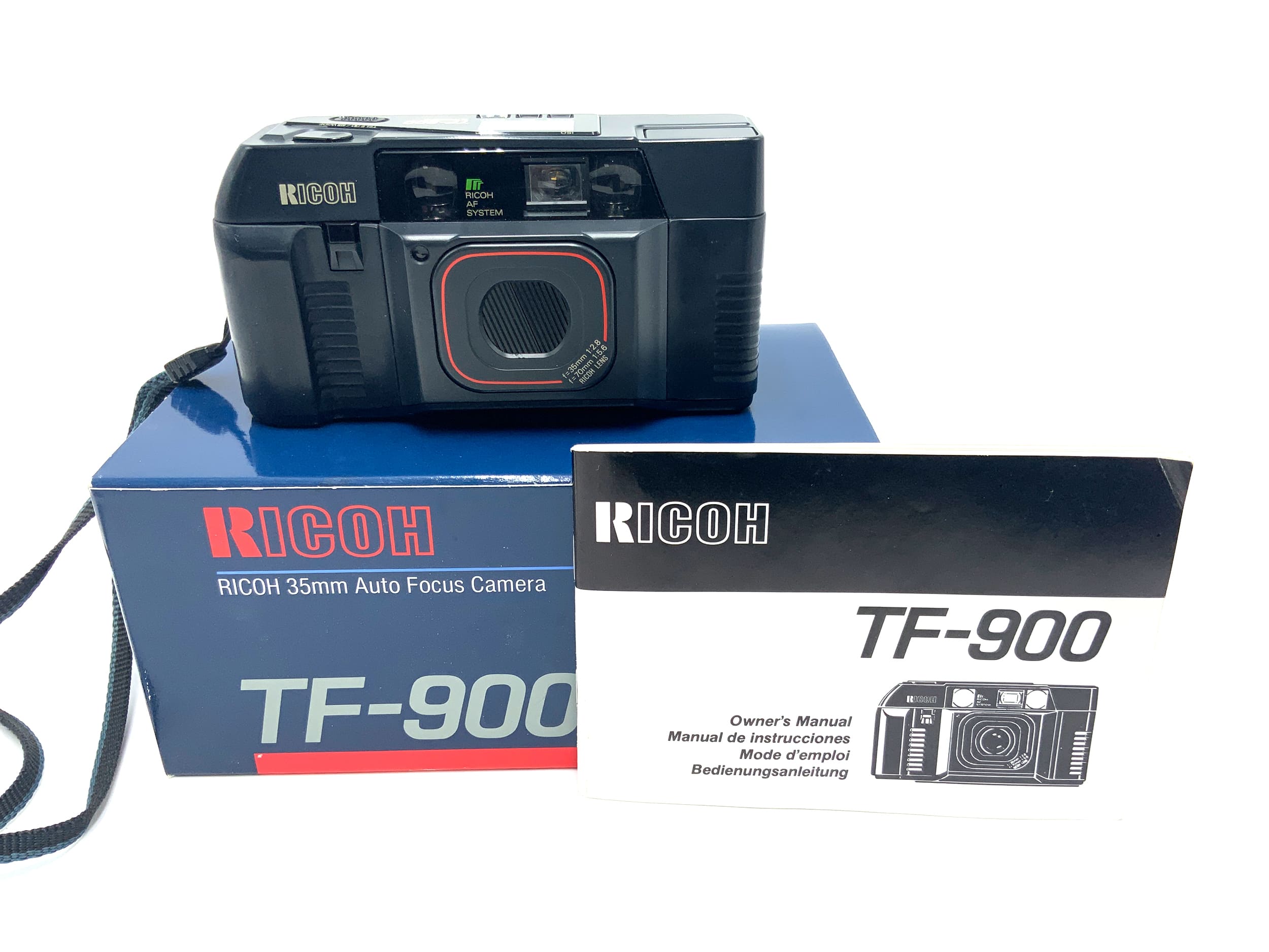 Ricoh TF-900 Automatic Point&Shoot mit f=35-70mm 1:2.8-5.6 in OVP Analogkamera
