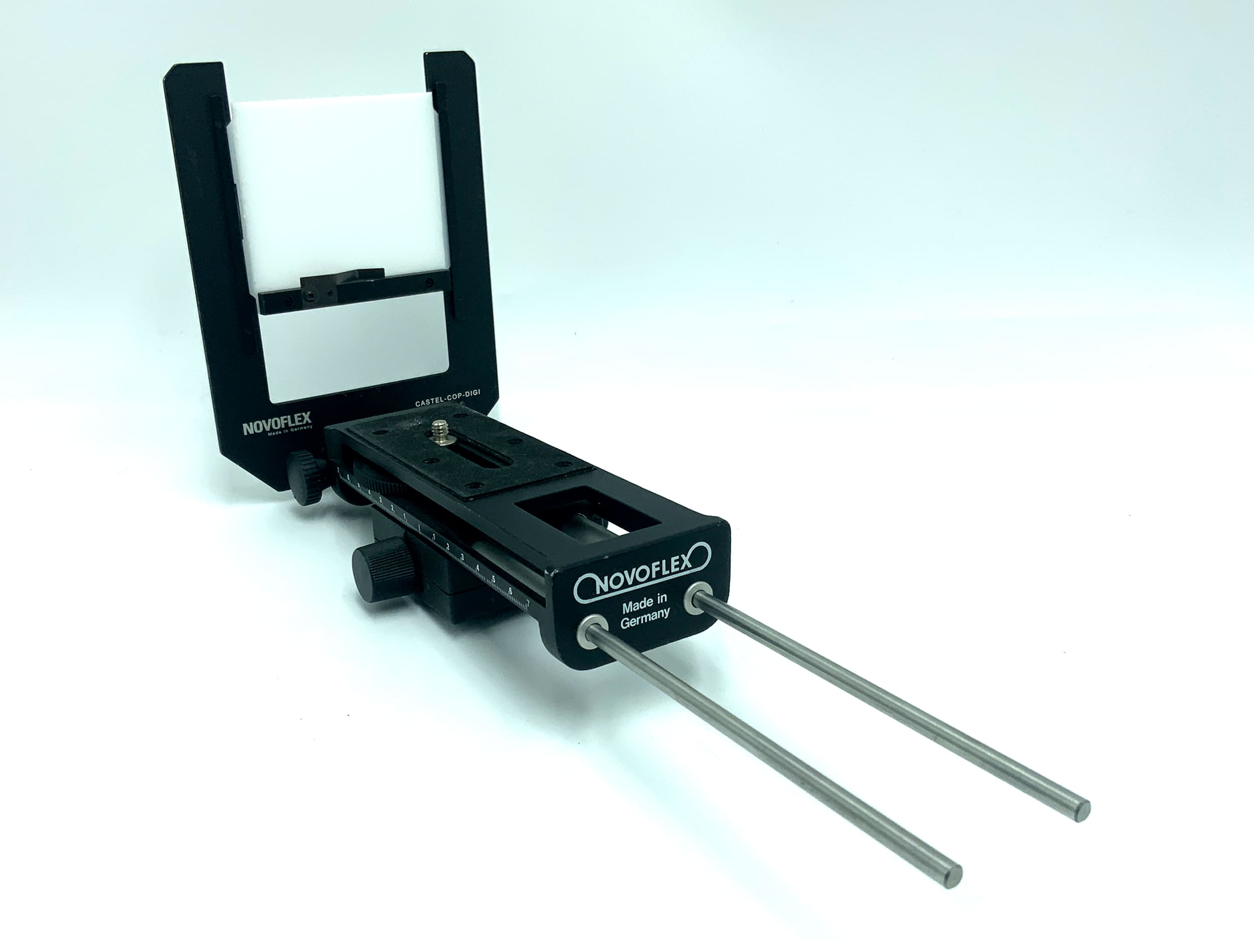 Novoflex Castel-Cop-Digi Diaduplikator Schwarz Makroschlitten