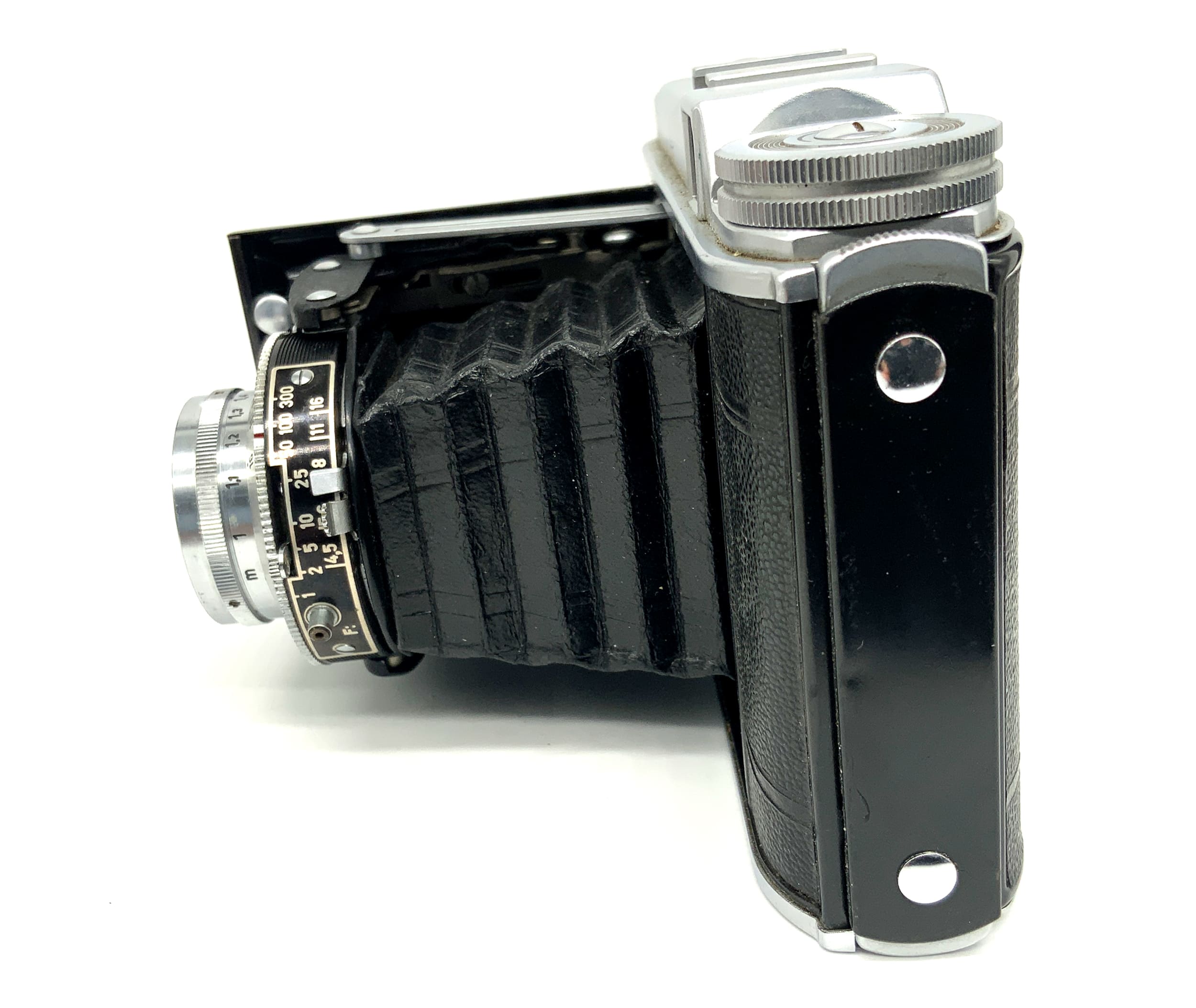 Voigtländer Perkeo I Klappkamera mit Vaskar 1:4.5/75 Analogkamera