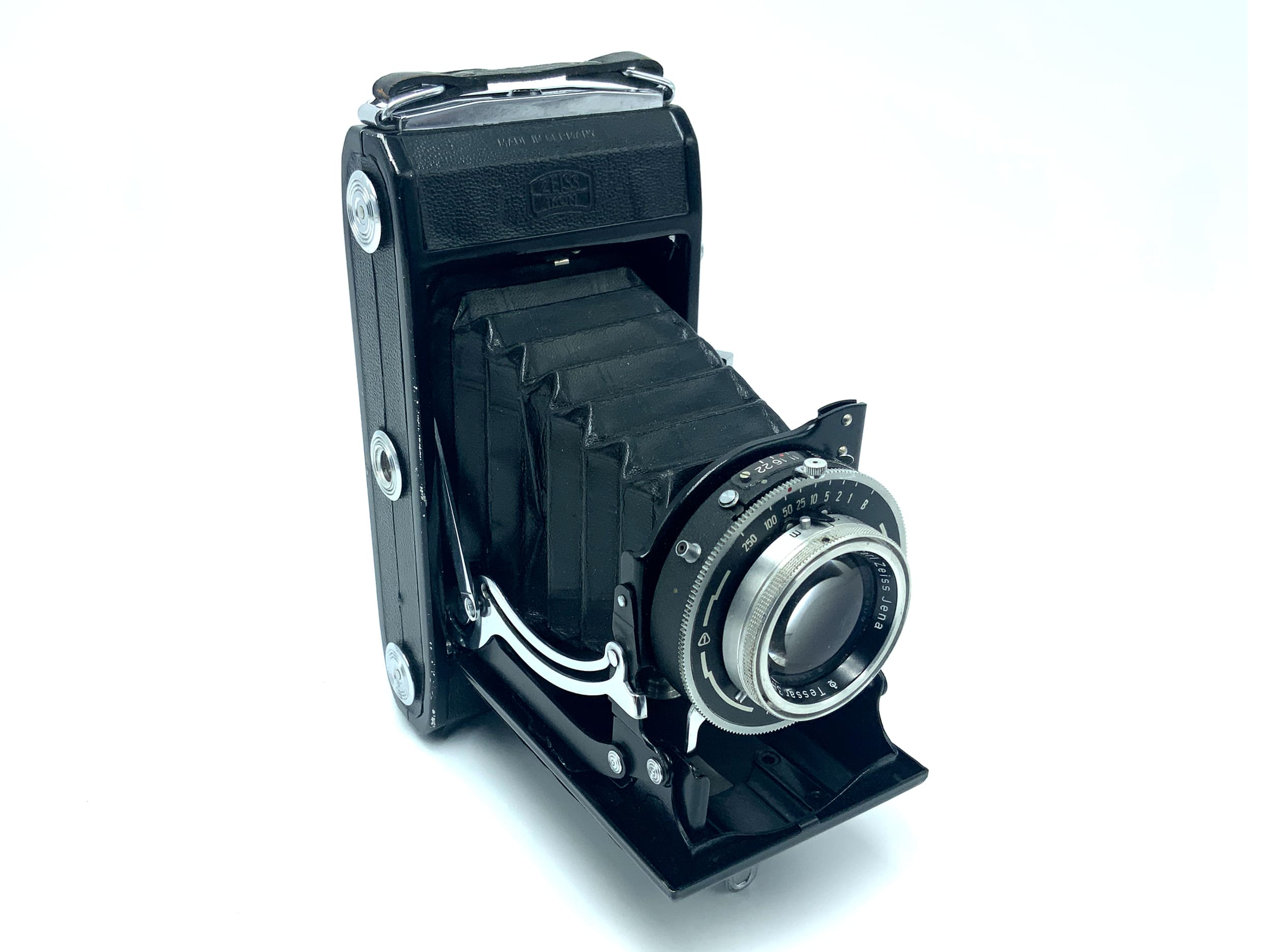 Zeiss Ikon Ercona Klappkamera mit Carl Zeiss Tessar 3,5 105mm Analogkamera