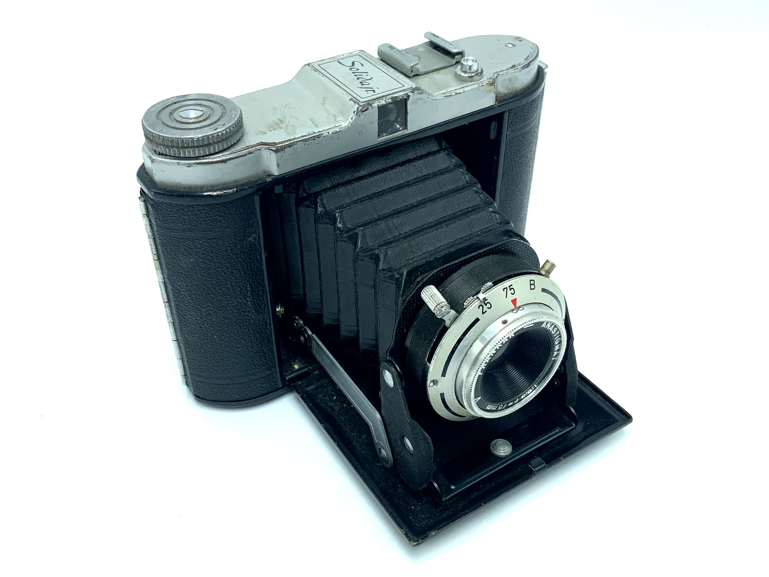 Franka Solida Jr. Klappkamera mit Anastigmat 1:6.3/75mm Analogkamera