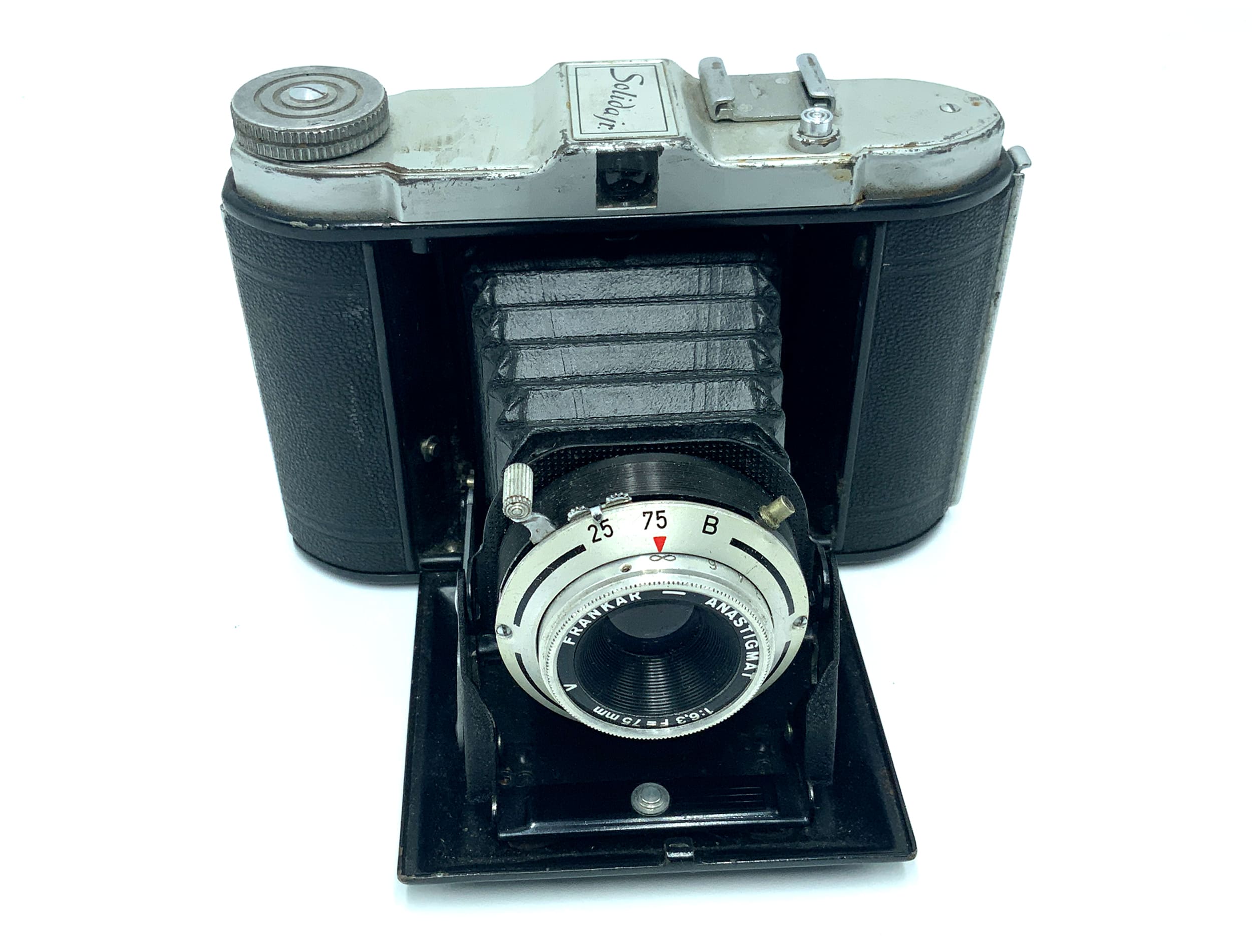 Franka Solida Jr. Klappkamera mit Anastigmat 1:6.3/75mm Analogkamera