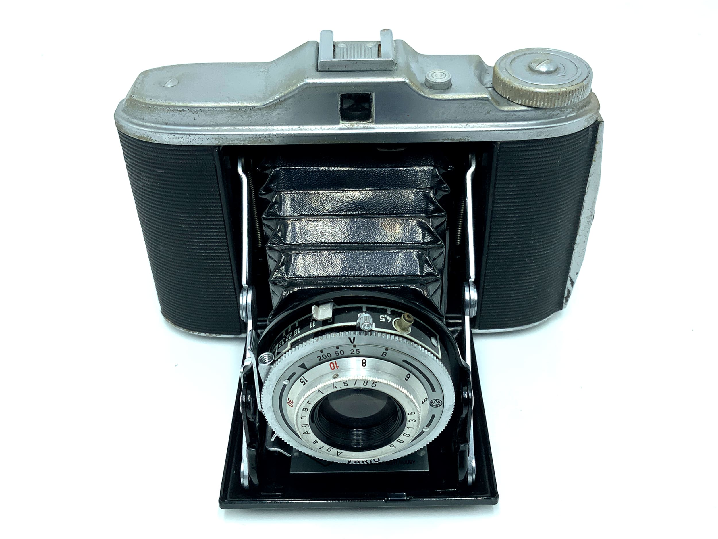 Ansco Speedex 4.5 Klappkamera mit Agfa Agnar 85mm 1:4.5 Analogkamera