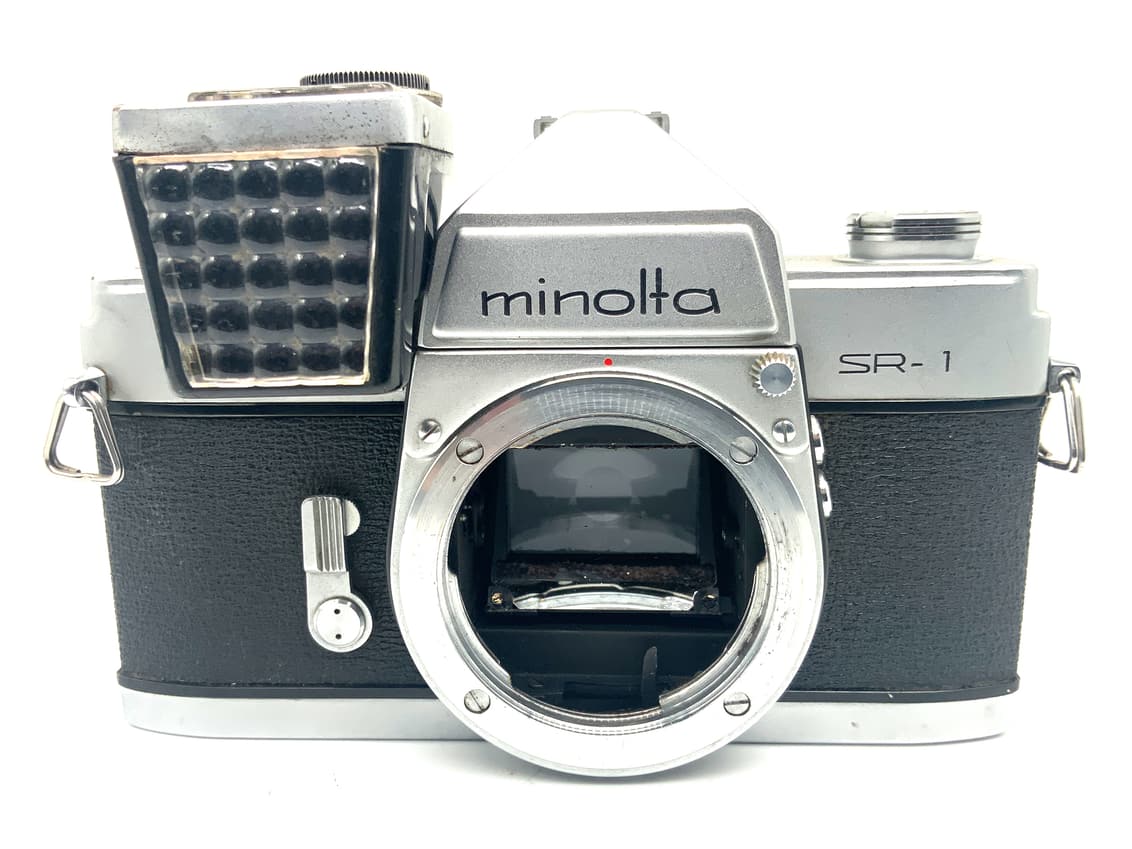 Minolta SR-1 SLR mit Meter 1 (Belichtungsmesser) SLR analog Body (Minolta MD)