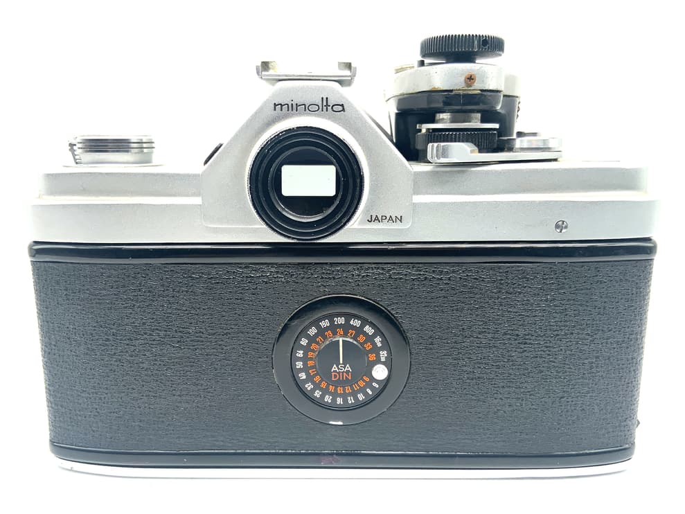 Minolta SR-1 SLR mit Meter 1 (Belichtungsmesser) SLR analog Body (Minolta MD)