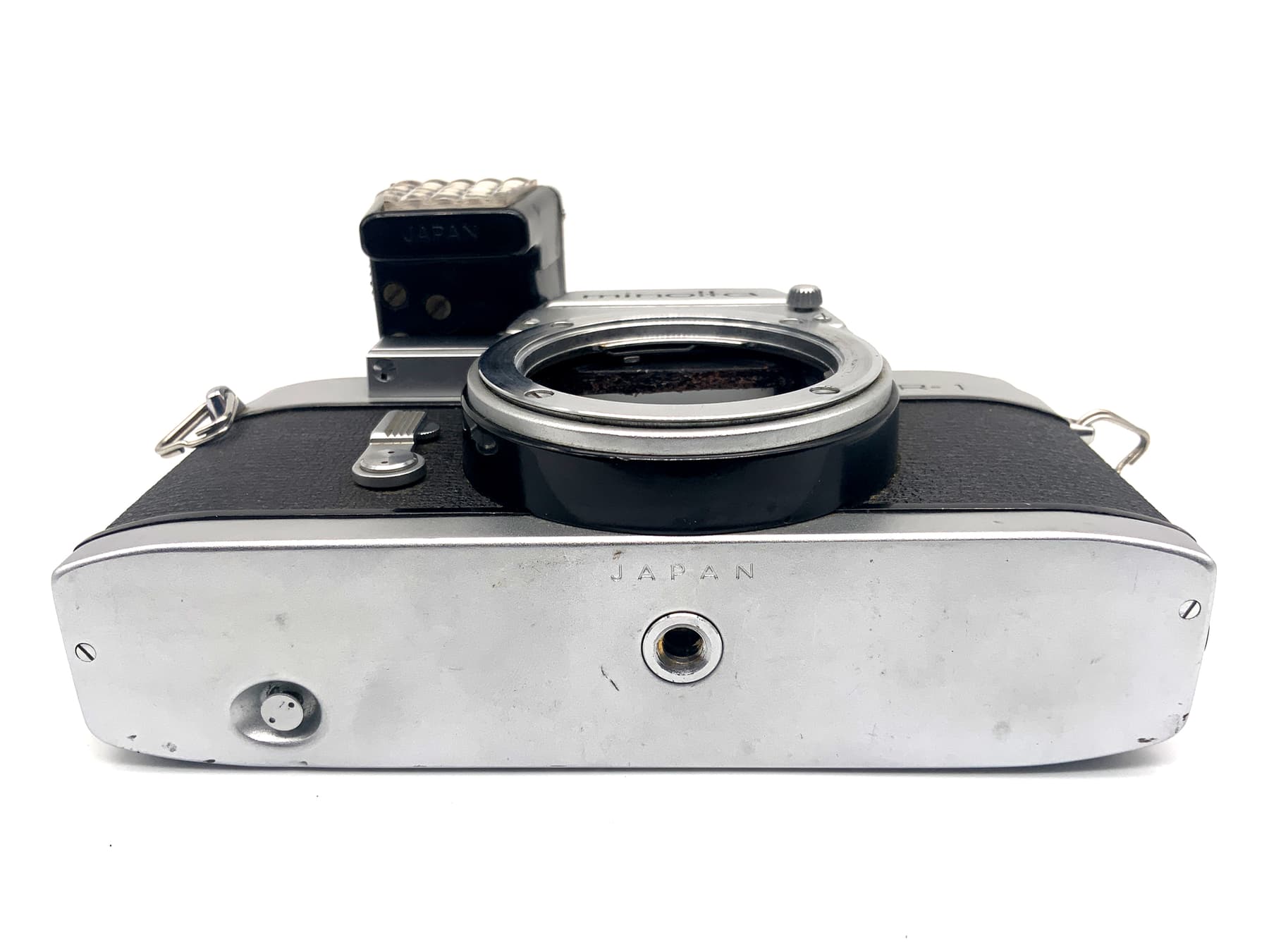 Minolta SR-1 SLR mit Meter 1 (Belichtungsmesser) SLR analog Body (Minolta MD)