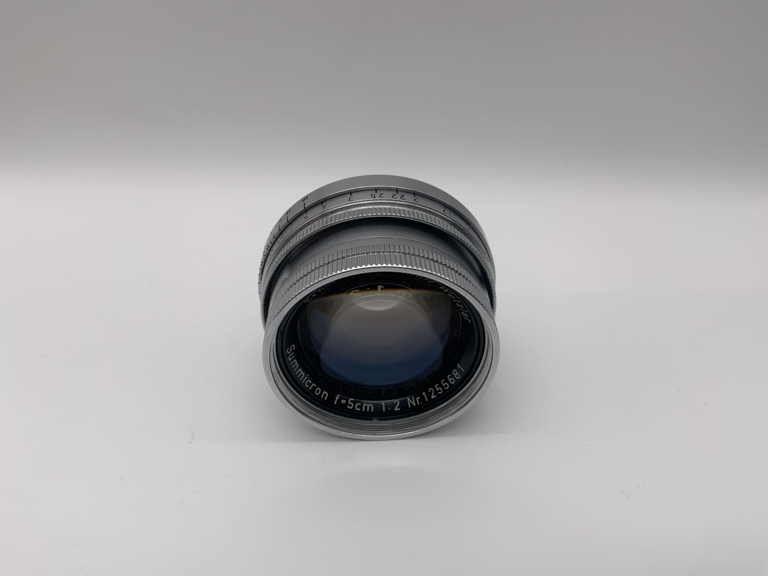 Leitz Leica III f 1956 viewfinder camera + Summicron 5cm 1:2 50mm Leica 3f No. 792435