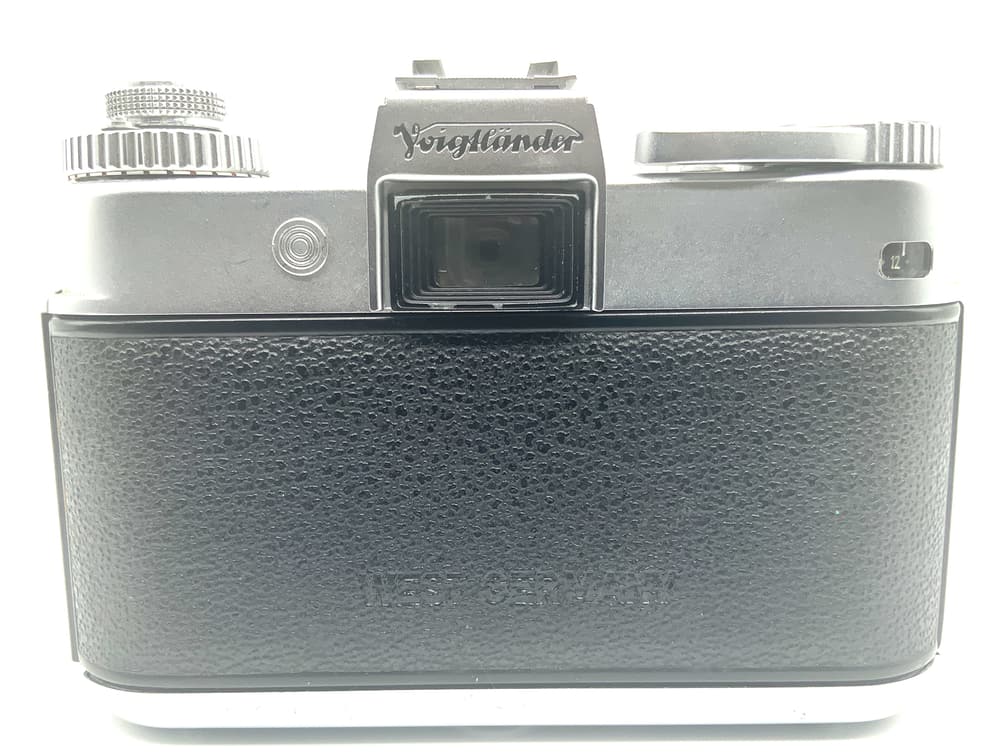 Voigtländer Bessamatic SLR 35mm SLR analog Body (Color Skopar X 1:2.8 50mm)