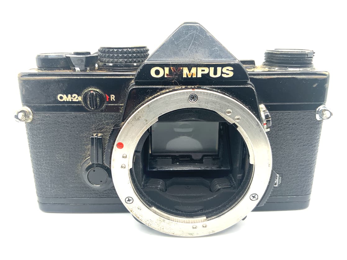 Olympus OM-2 SLR mit Recorddata Back 3 35mm SLR analog Body (Olympus OM)