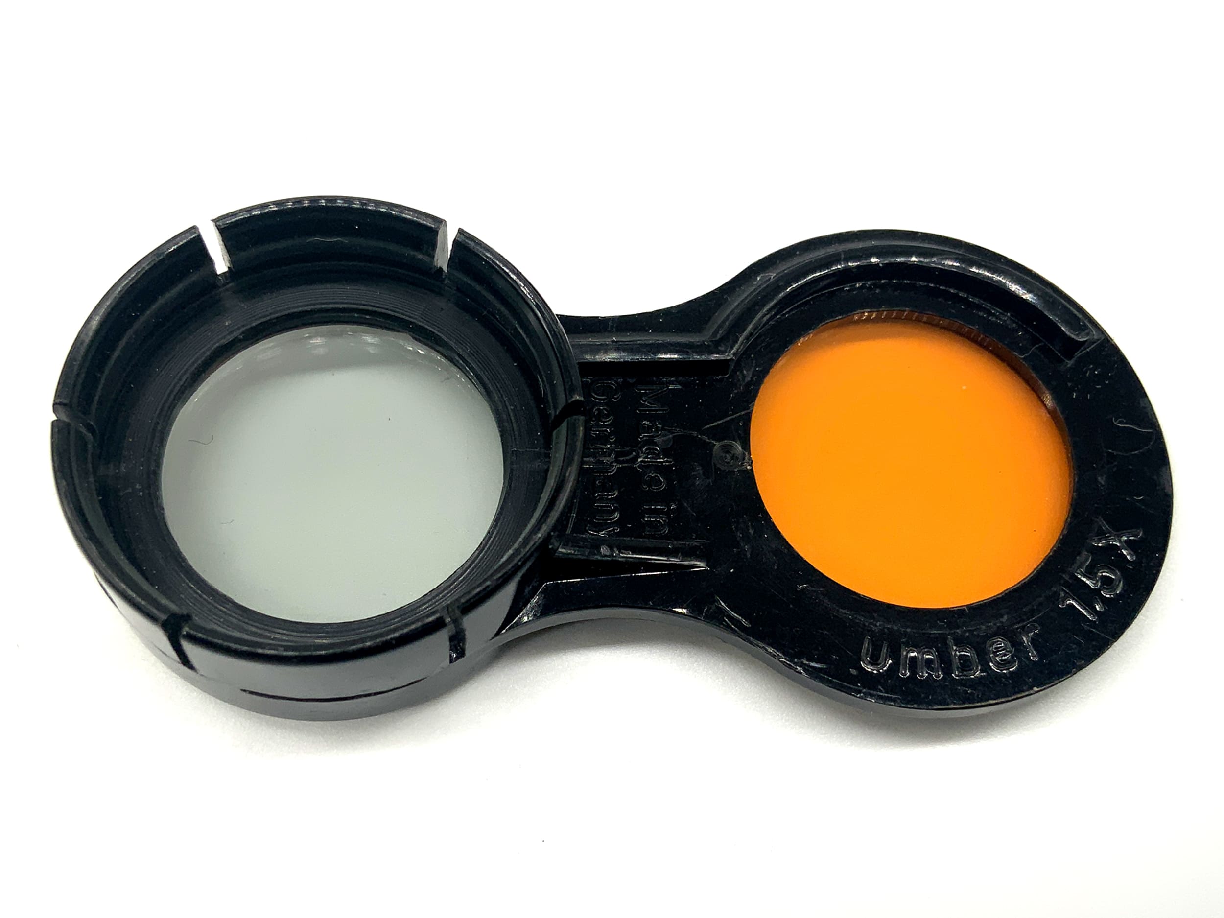 Bauer Doppelfilter orange umber 1.5x 2xAufsteckfilter für Bauer 88B/E Filter