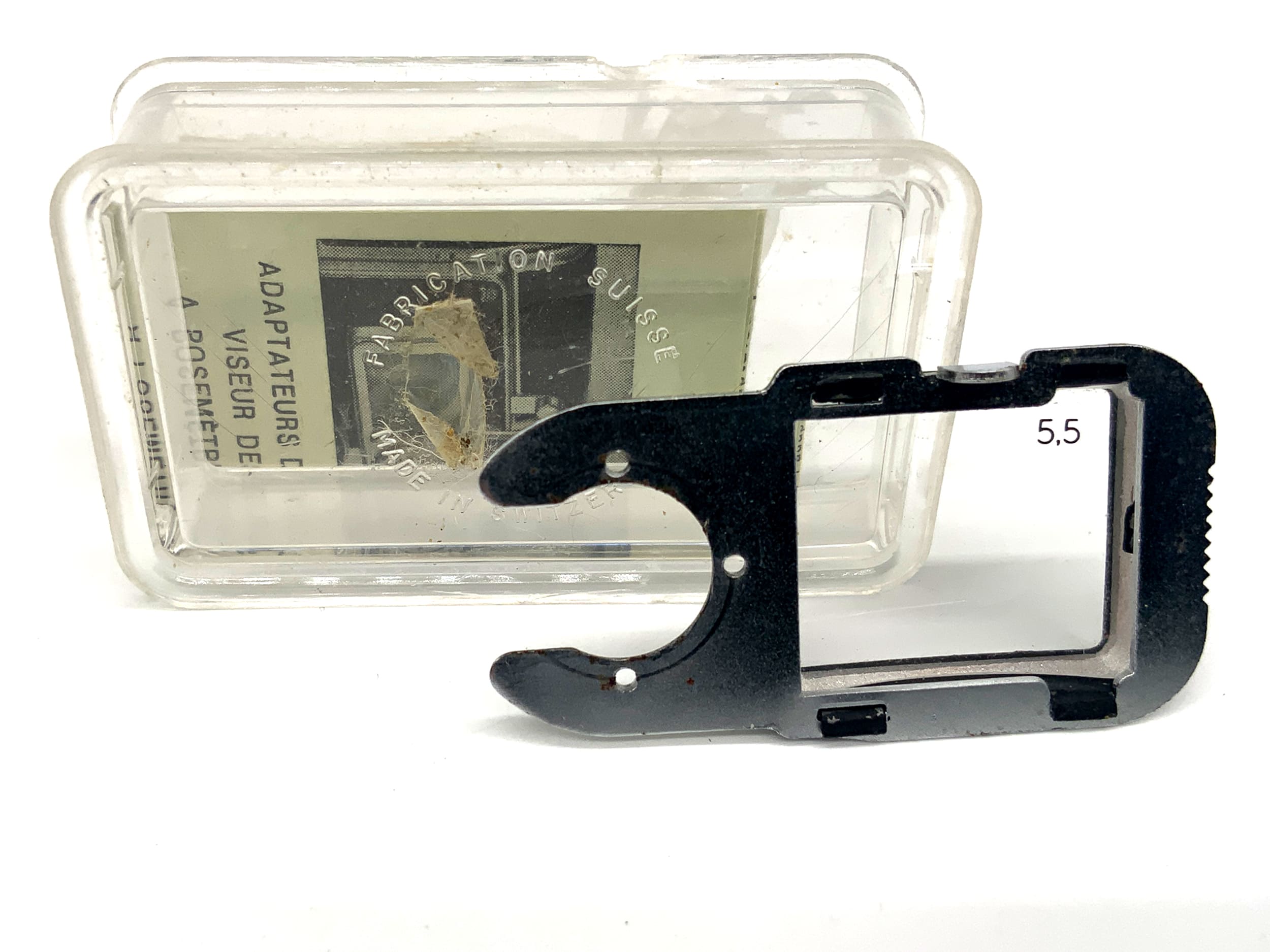 Bolex Paillard Sucher-Vorsatzlinse 5.5 Prisma für Bolex C8/B8/CL/D9 Filter
