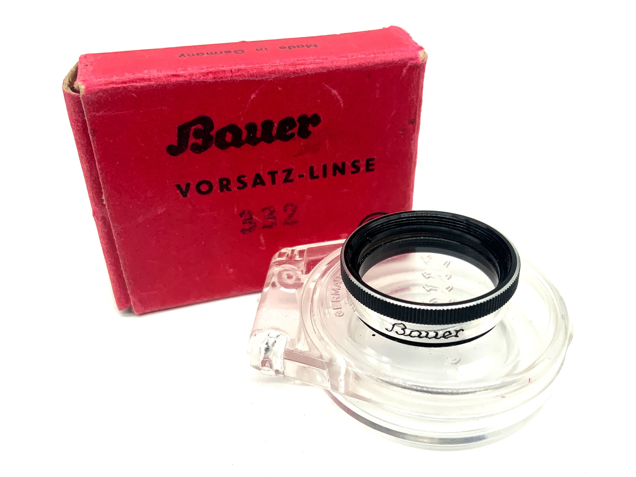 Bauer Vorsatzlinse Close-Up 50cm in OVP Filter 22,5mm Kreisförmig Filtergewinde
