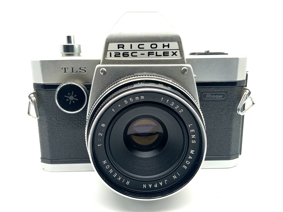 Ricoh 126C-Flex TLS SLR 35mm SLR analog Body (Rikenon 55mm 1:2.8)
