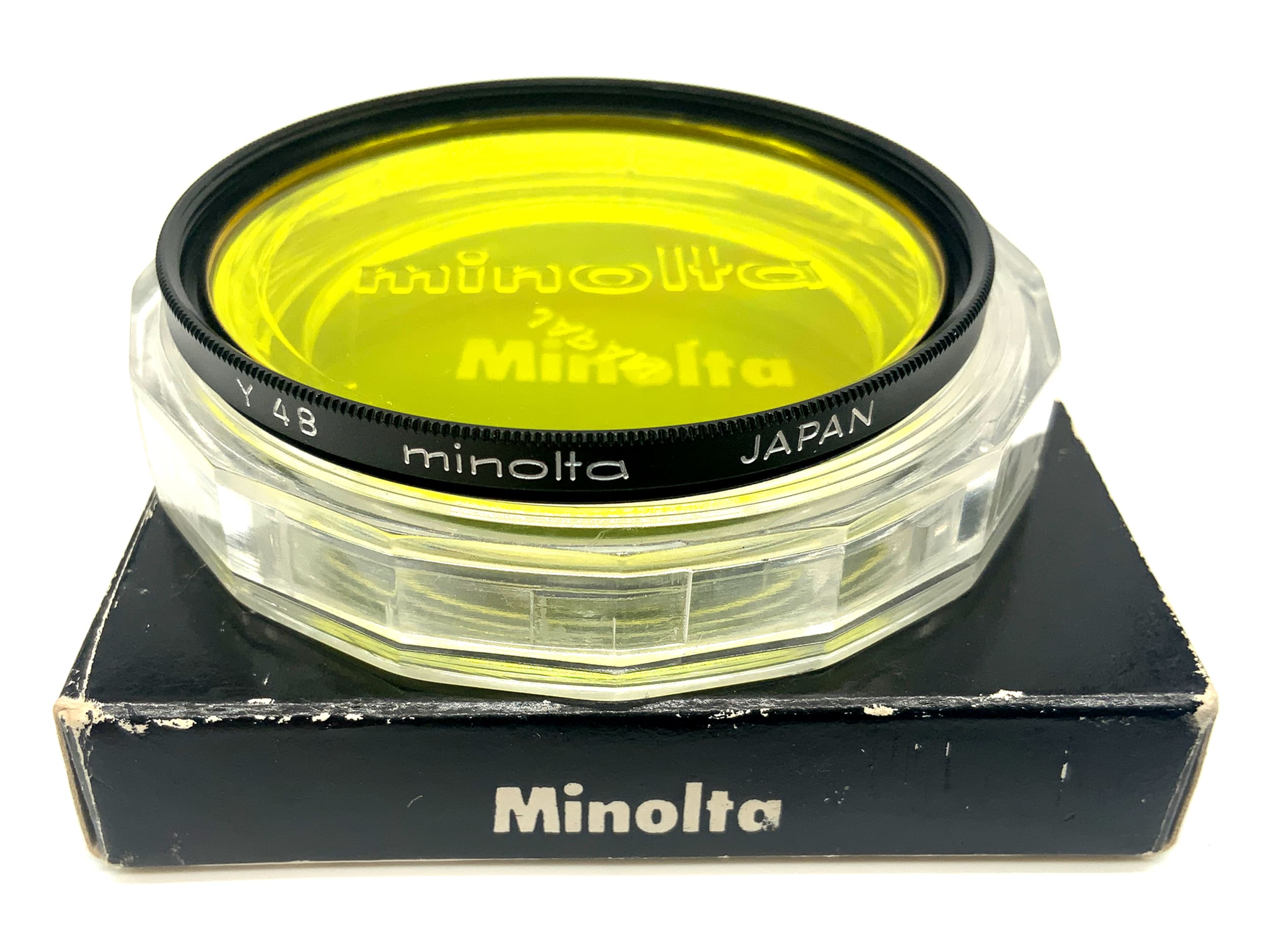 Minolta Farbfilter gelb yellow Y48 F55NA in OVP Filter 55mm Kreisförmig