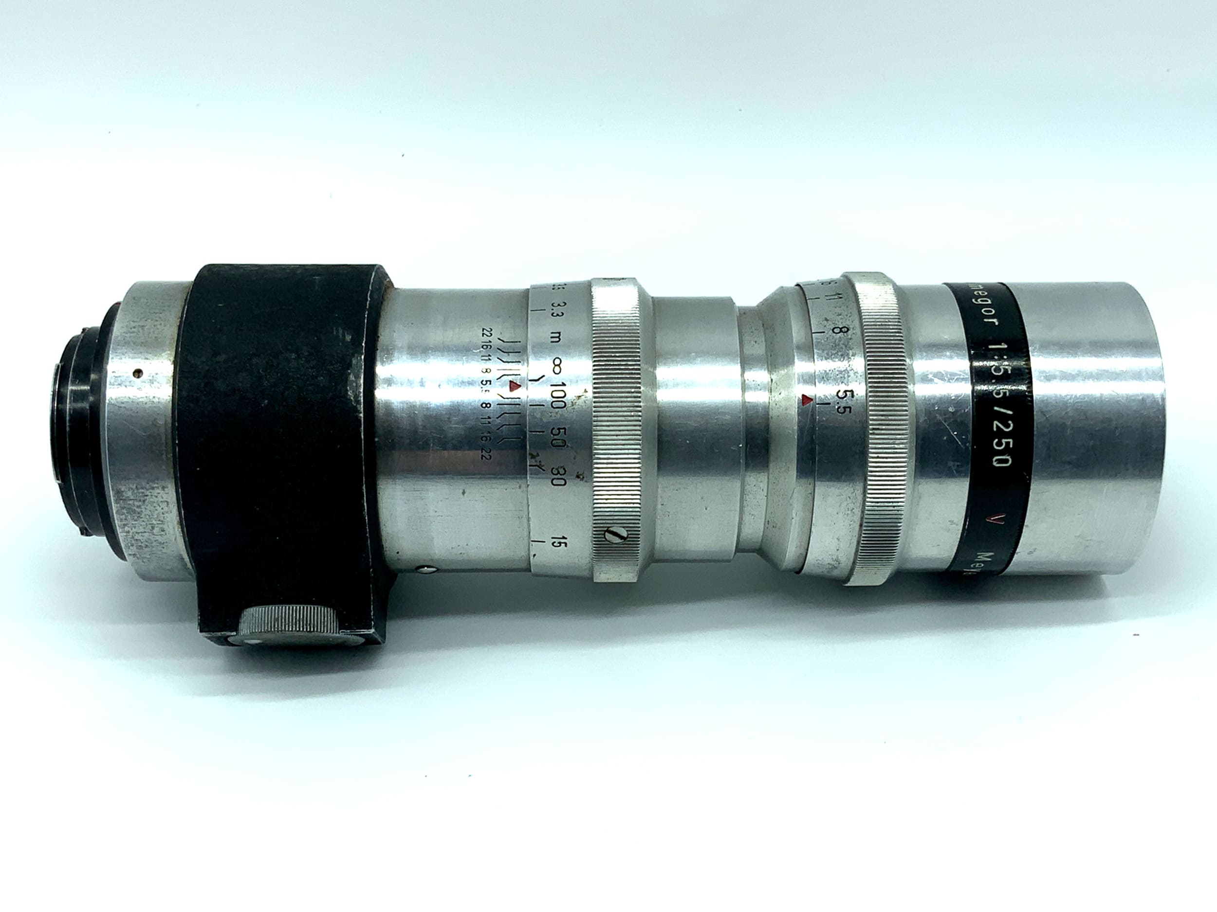 Meyer Optik Görlitz 250mm 1:5.5 lens Telemegor red V prime lens (Exa)
