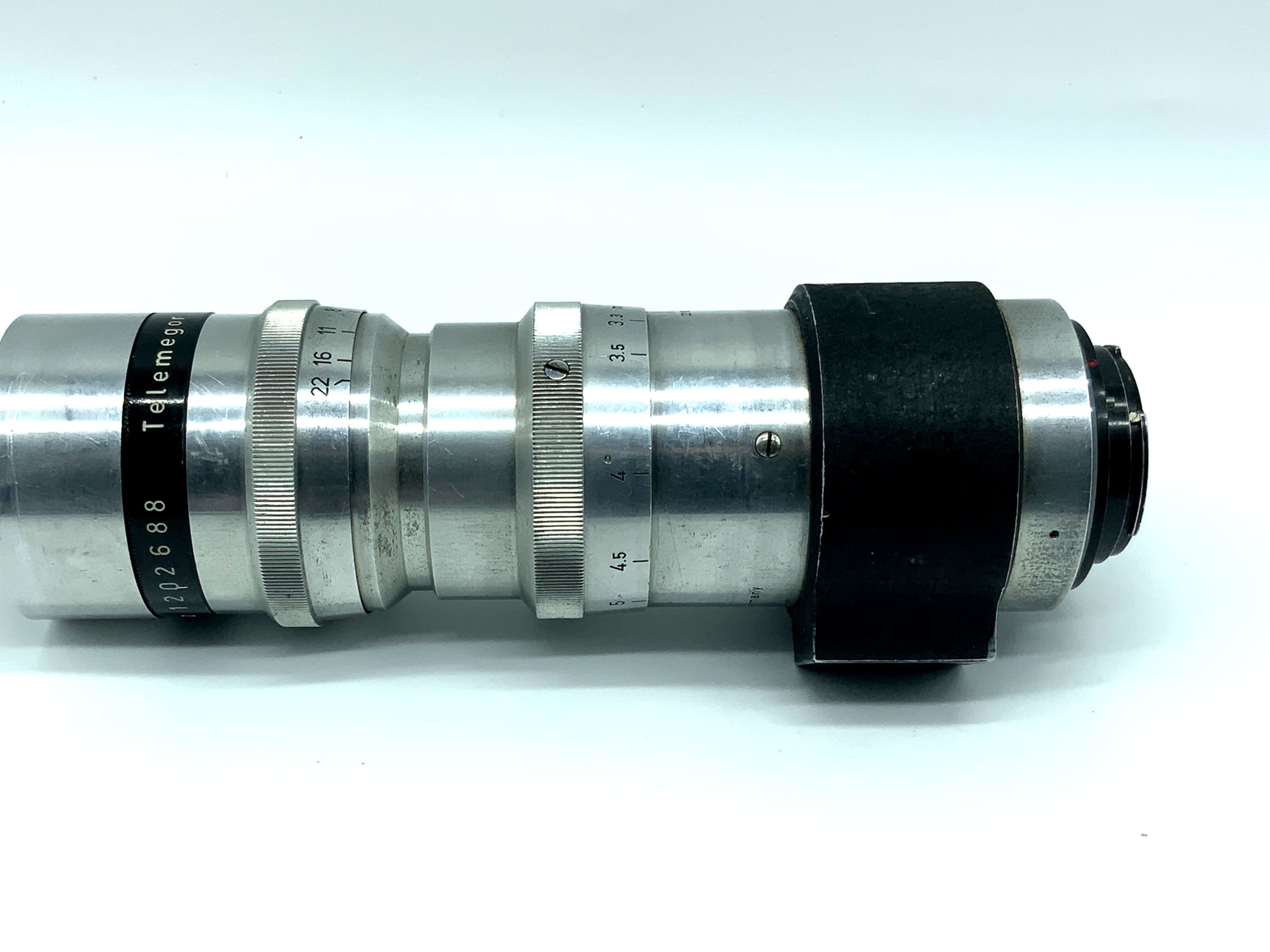 Meyer Optik Görlitz 250mm 1:5.5 lens Telemegor red V prime lens (Exa)