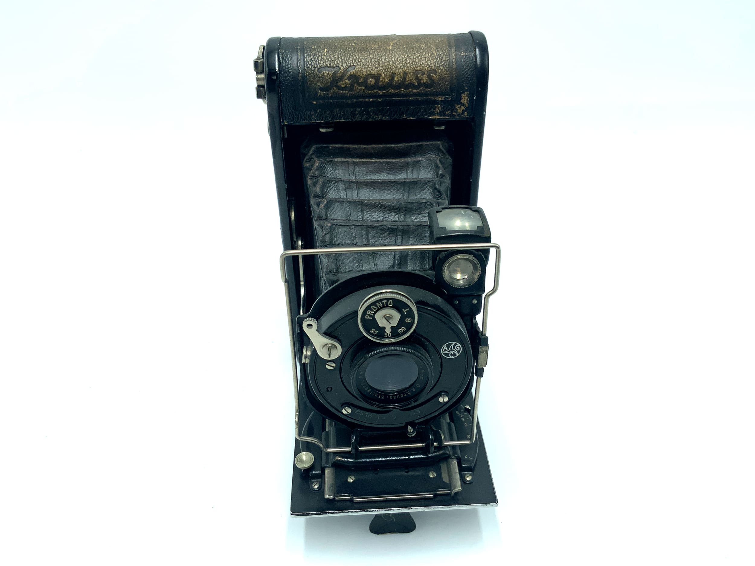 Krauss Stuttgart Rollette Klappkamera mit Rollar-Anastigmat 9cm 1:6.3