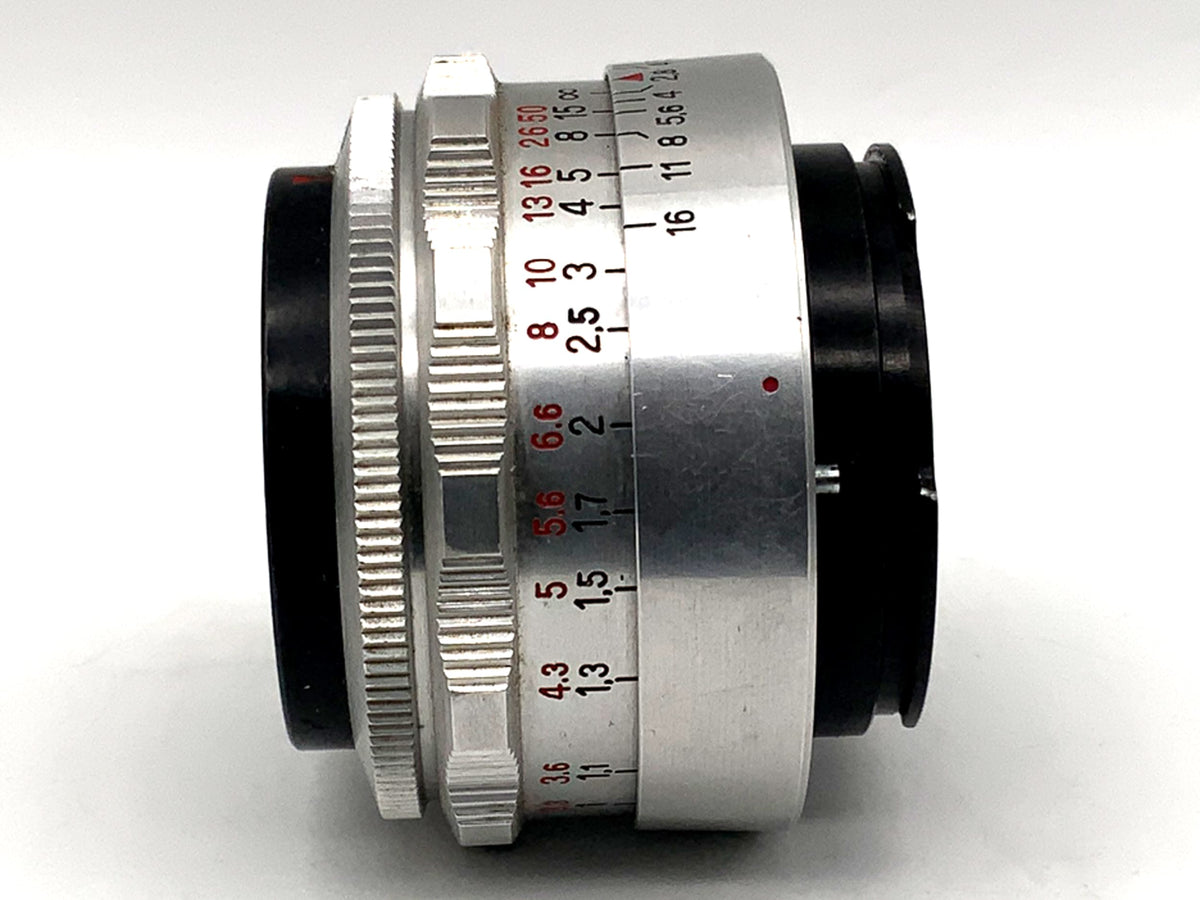 Carl Zeiss Jena 50mm 1:2.8 Lens Q1 Tessar red T 12 Blades (Exa)
