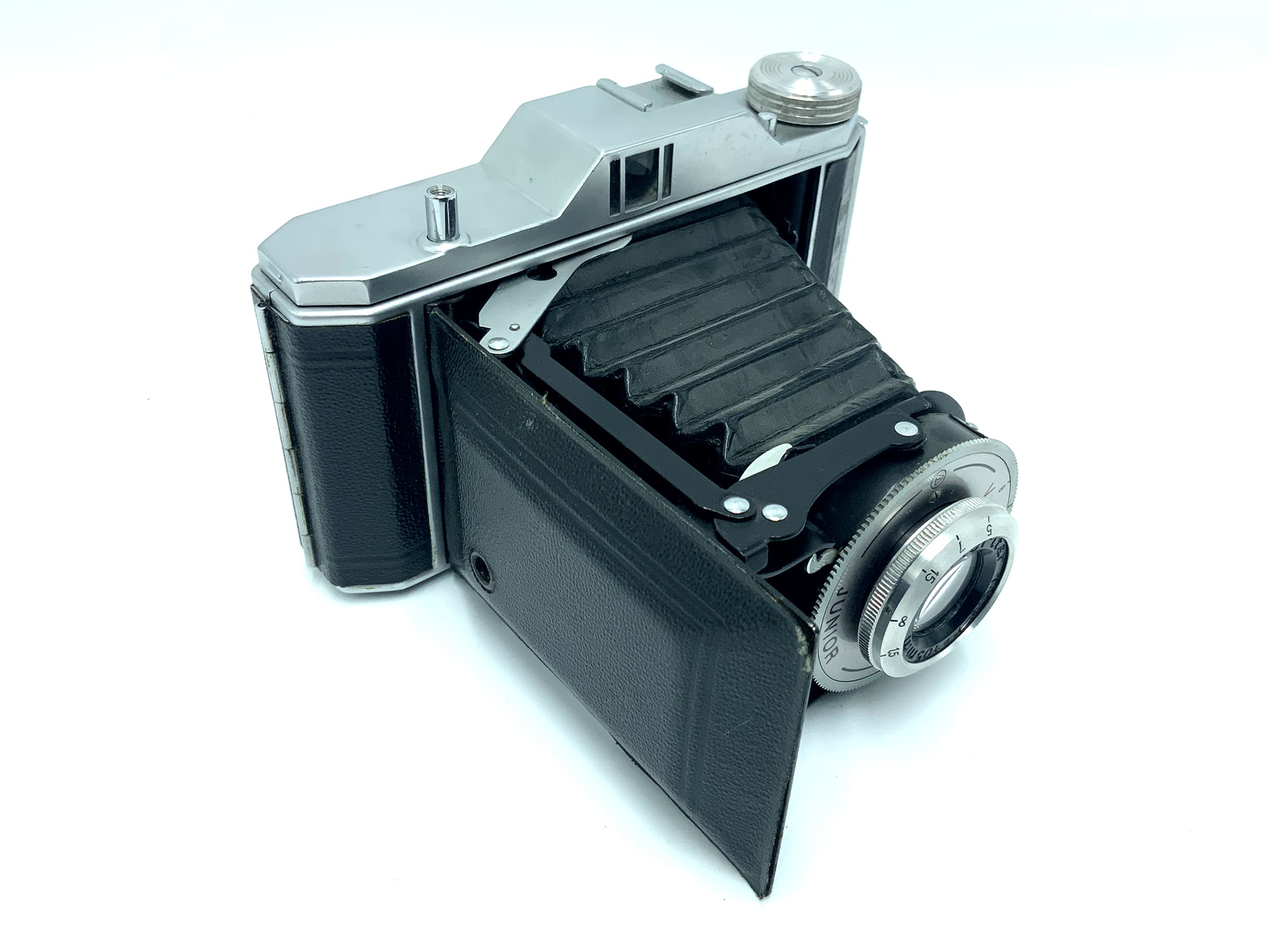 Beier Beirax Klappkamera mit E. Ludwig Meritar 105mm 1:6.3 Analogkamera