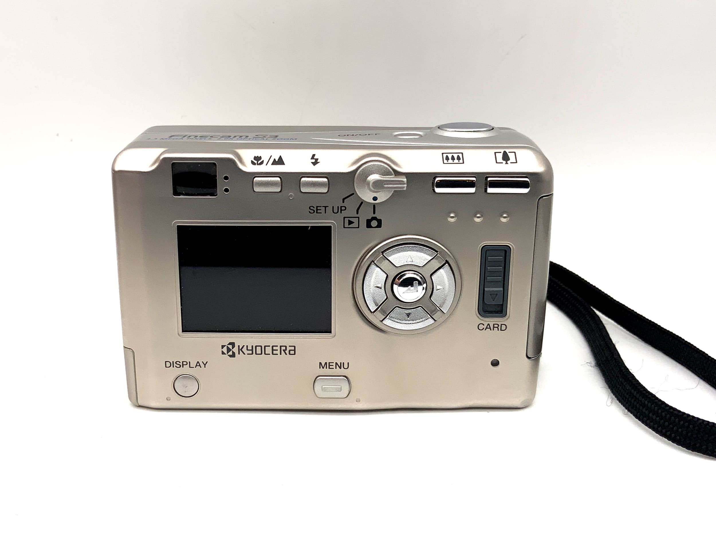 Kyocera Finecam S3 Digital Compact Camera with Zoom Lens f=7.8-15.6mm with Original Packaging