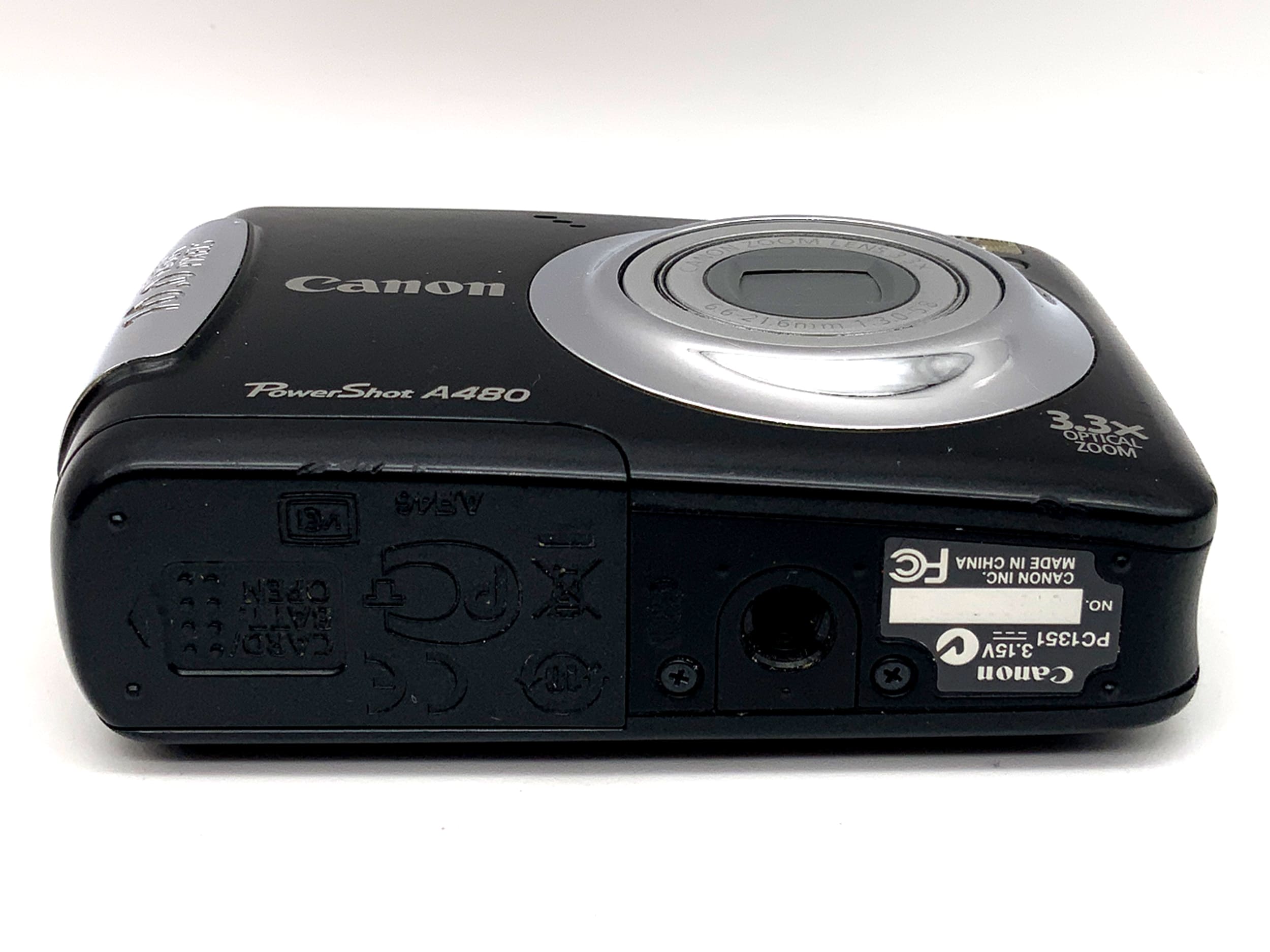 Canon PowerShot A480 Digital Compact Camera 3.3x 6.6-21.6mm 1:3.0-5.8 with original packaging