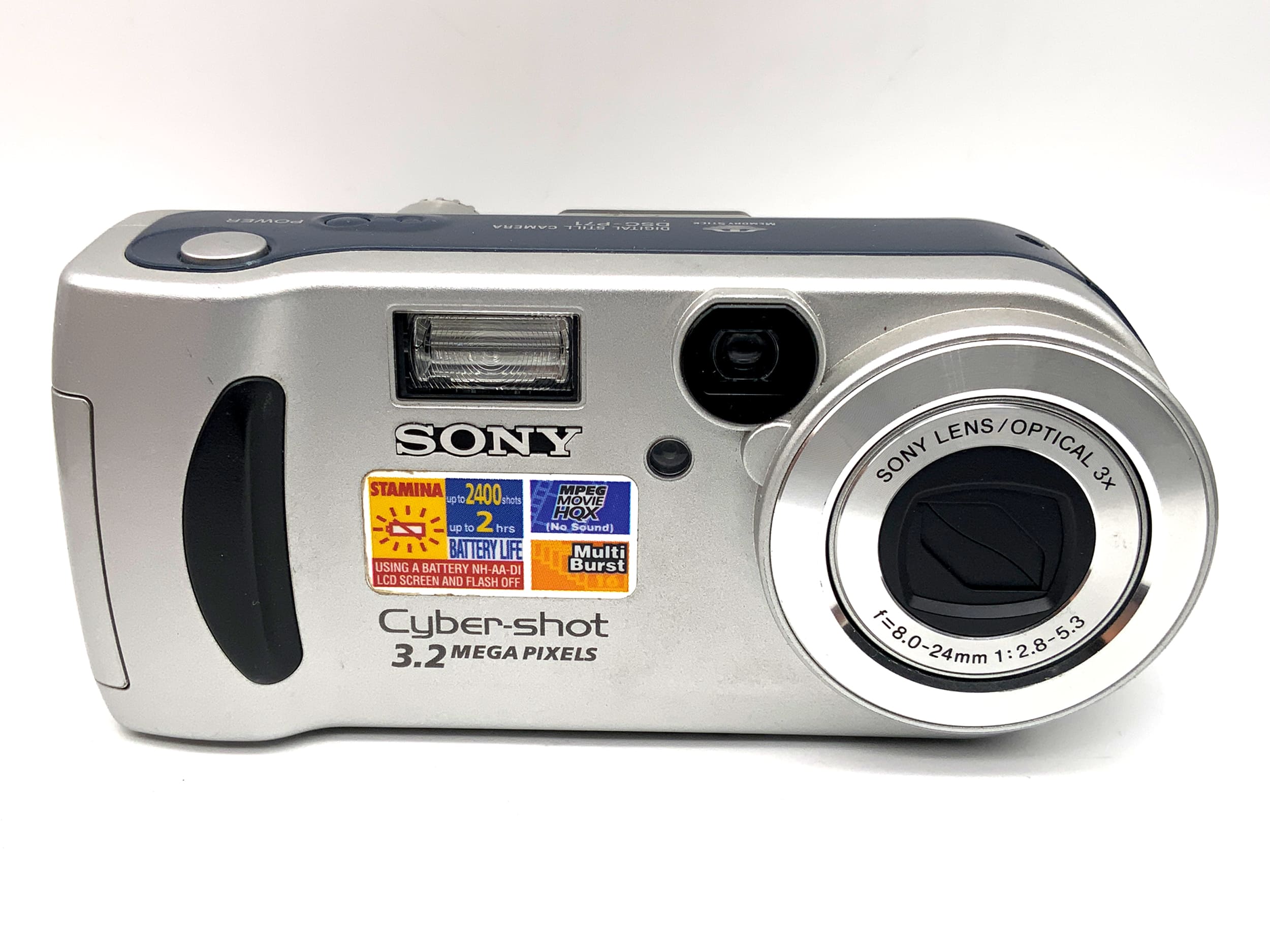 Sony Cyber-Shot DSC-P71 Digital Compact Camera Optical 3x f=8.0-24mm 1:2.8-5.3