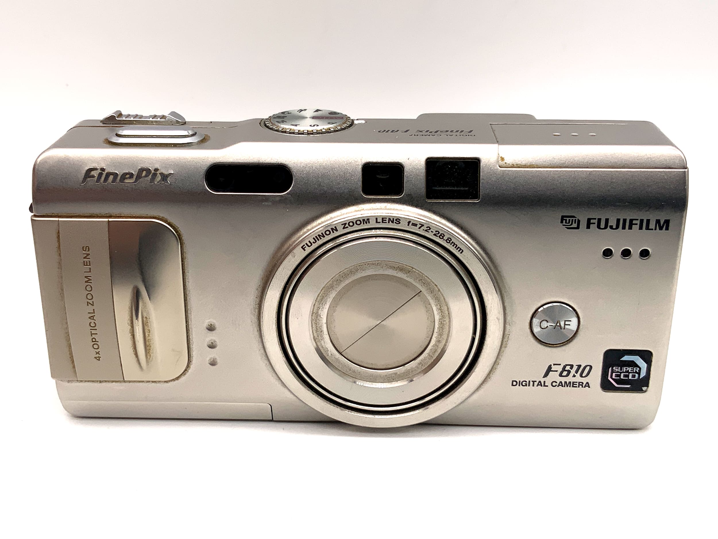 Fujifilm FinePix F810 digital compact camera with f=7.2-28.8mm 4x optical zoom