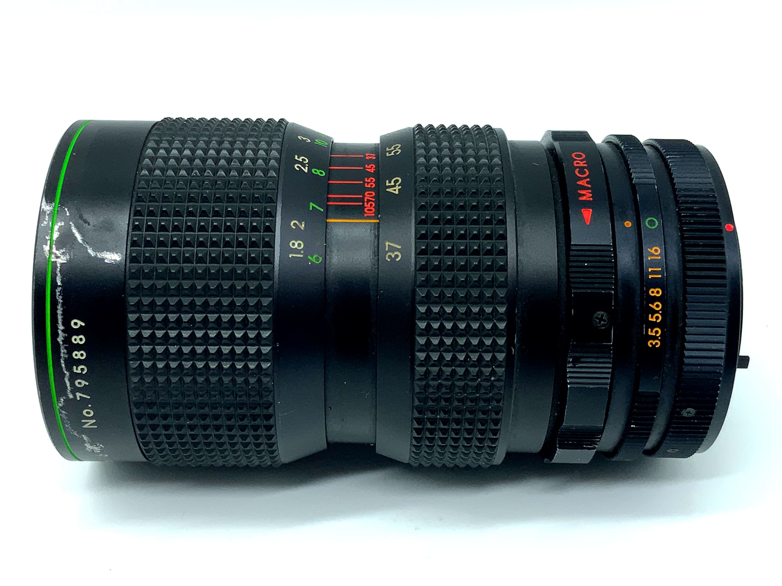 Hanimex 37-105mm 1:3.5 lens Automatic zoom MC zoom lens (Canon FD)