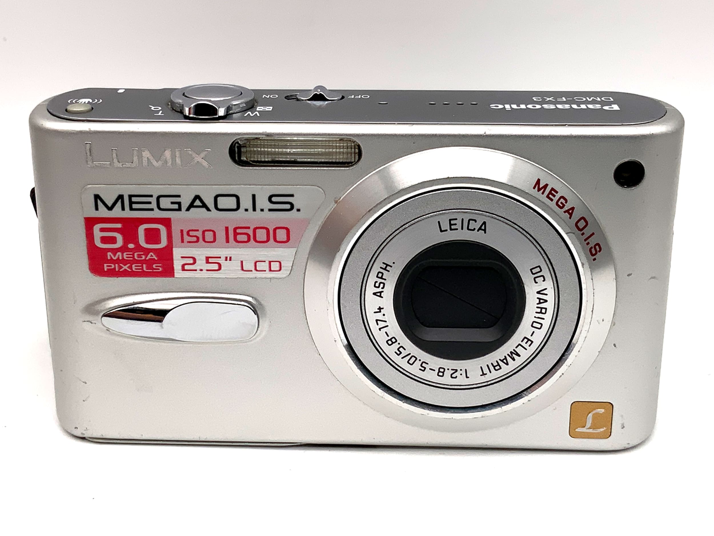 Panasonic Lumix DMC-FX3 Digital Compact Camera with 1:2.8-5.0 / 5.8-17.4 6.0 MP