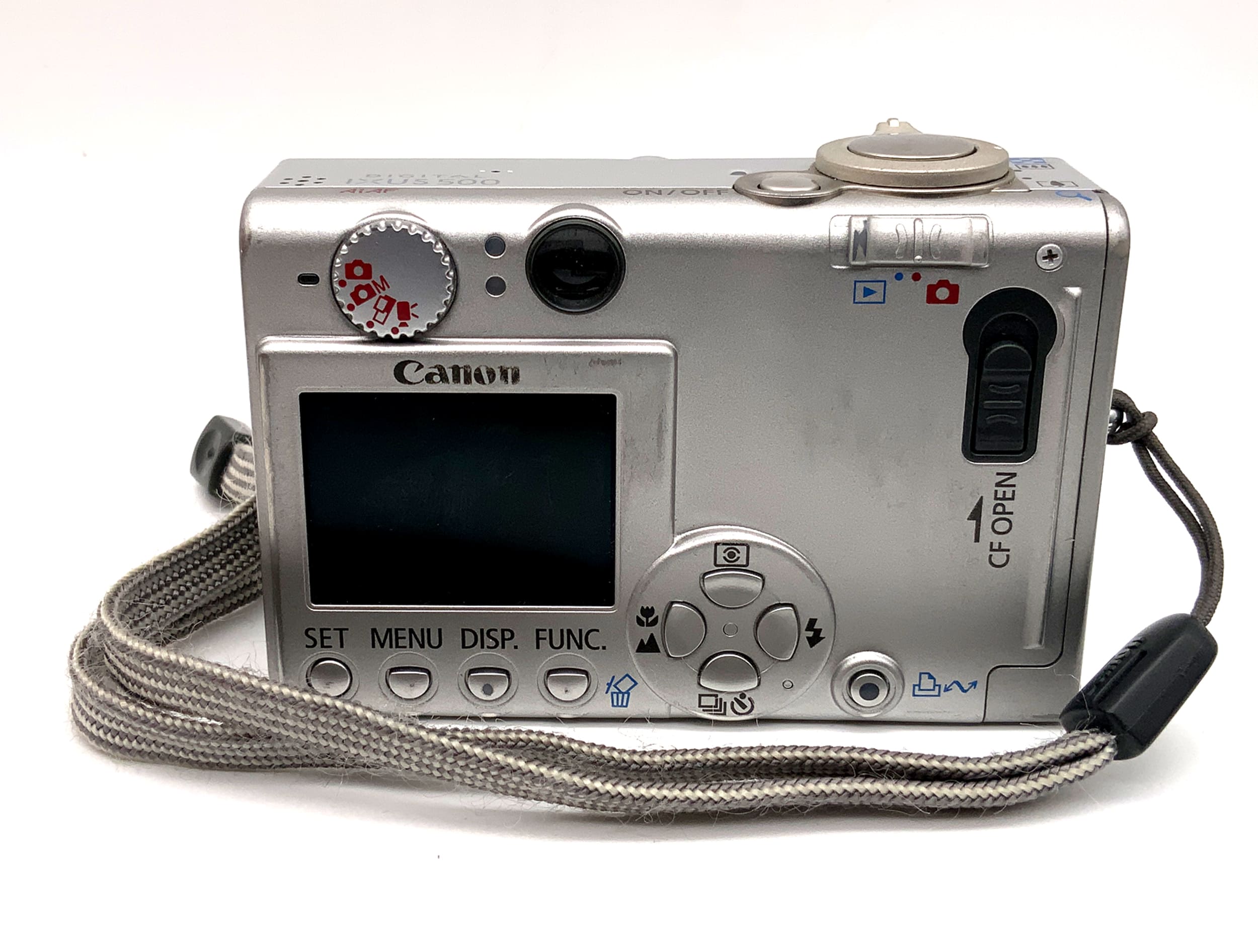 Canon IXUS 500 Digital Compact Camera with 3x 7.4-22.2mm 1:2.8-4.9 5.0 MP Ai AF