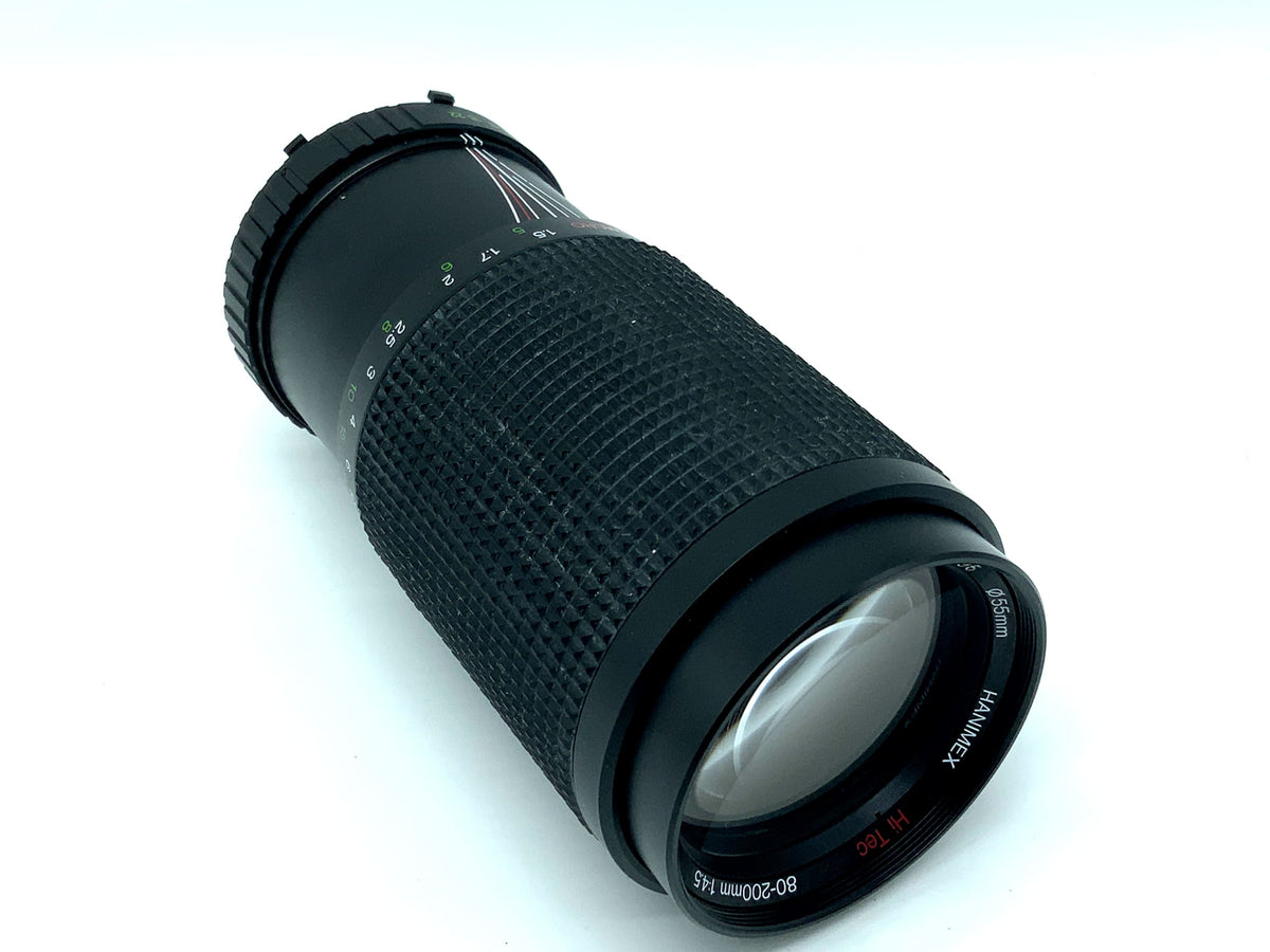 Hanimex 80-200mm 1:4.5 Lens Hi.Tec Zoom Macro Zoom Lens (Minolta MD)