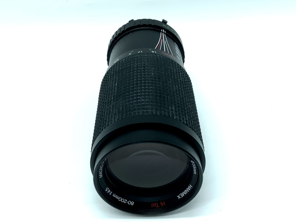 Hanimex 80-200mm 1:4.5 Lens Hi.Tec Zoom Macro Zoom Lens (Minolta MD)