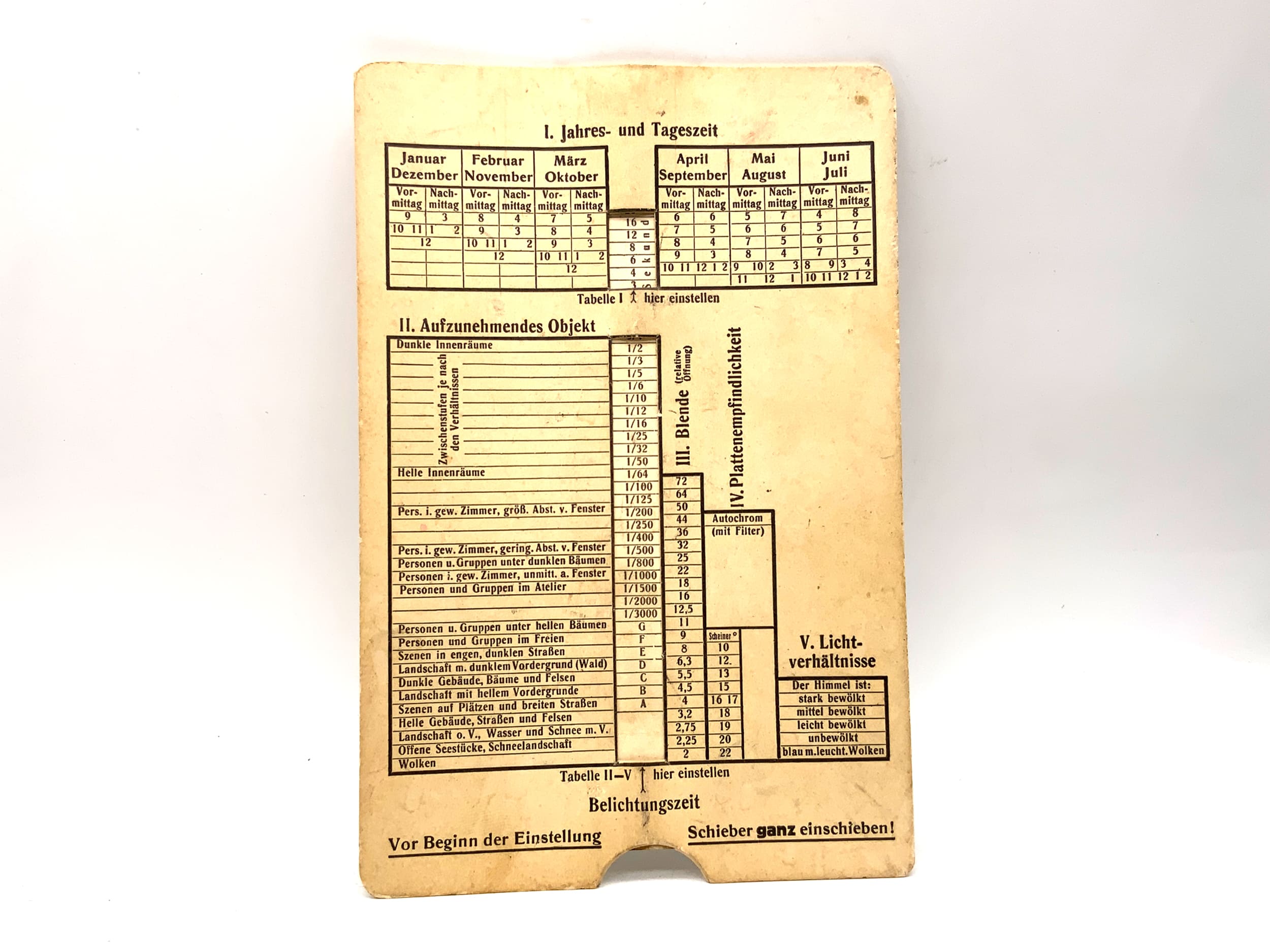 Agfa exposure table, daylight and artificial light table, exposure slider