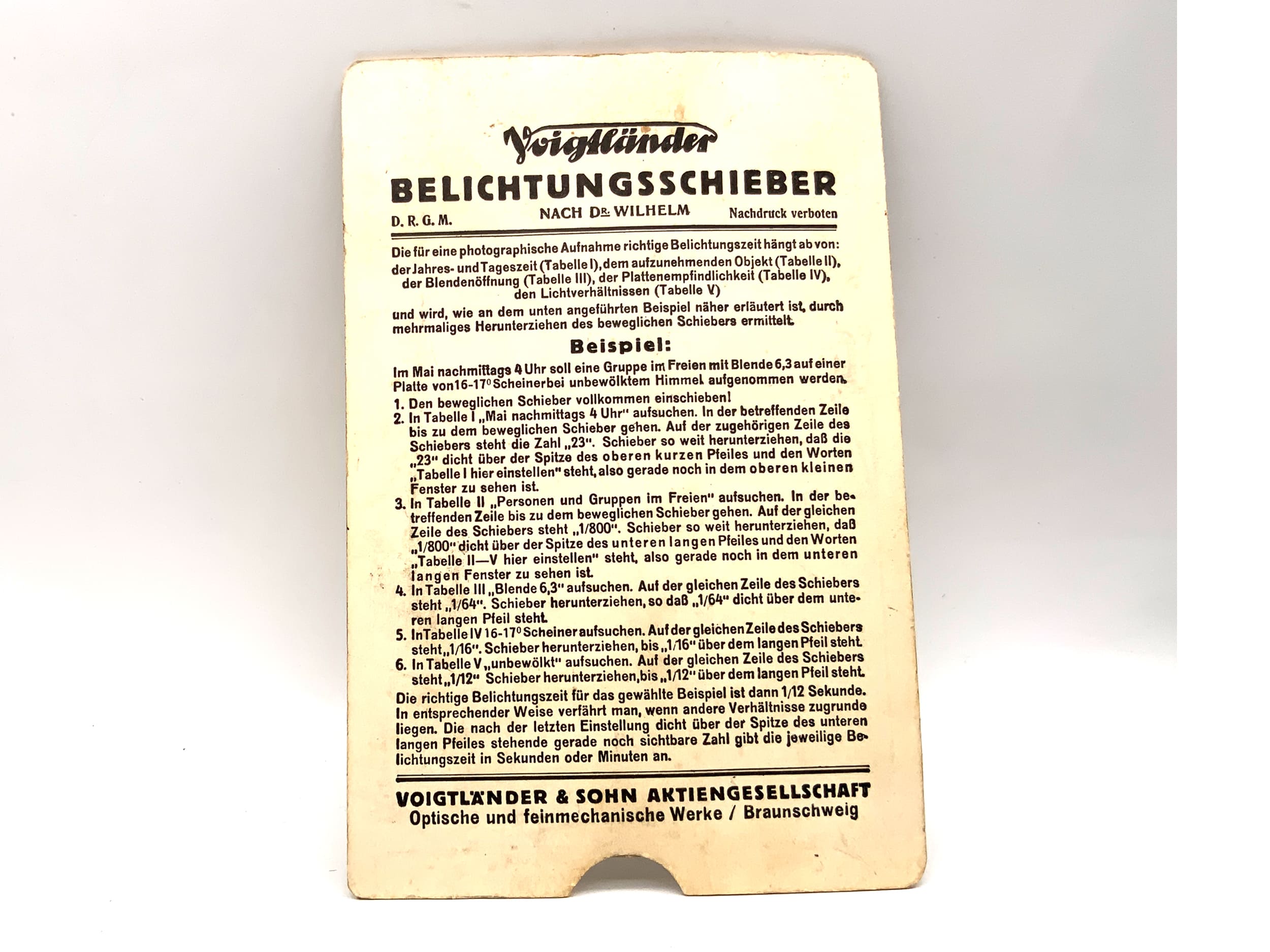 Agfa exposure table, daylight and artificial light table, exposure slider