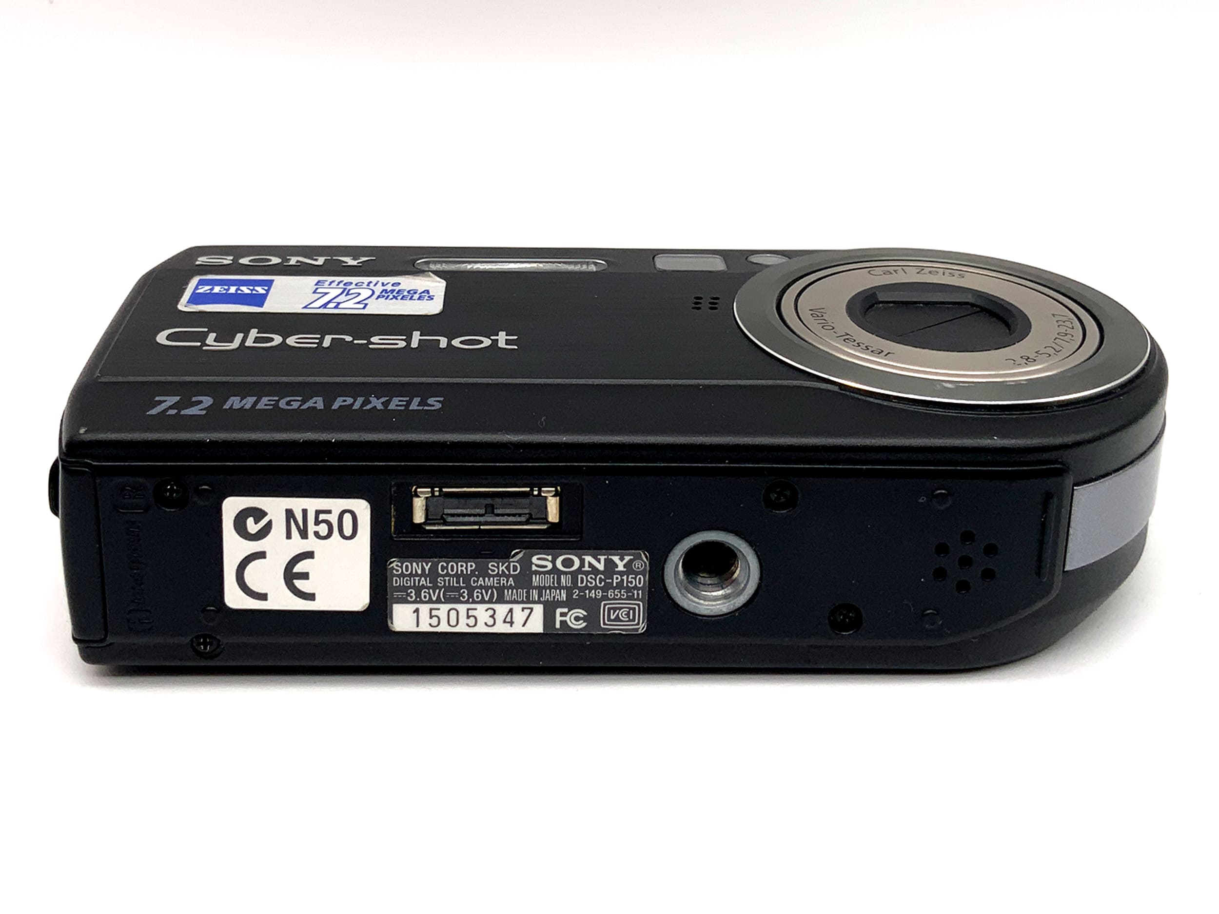 Sony Cyber-Shot DSC-P150 Digital Compact Camera 2.8-5.2/7.9-23.7 7.2 MP IM VX
