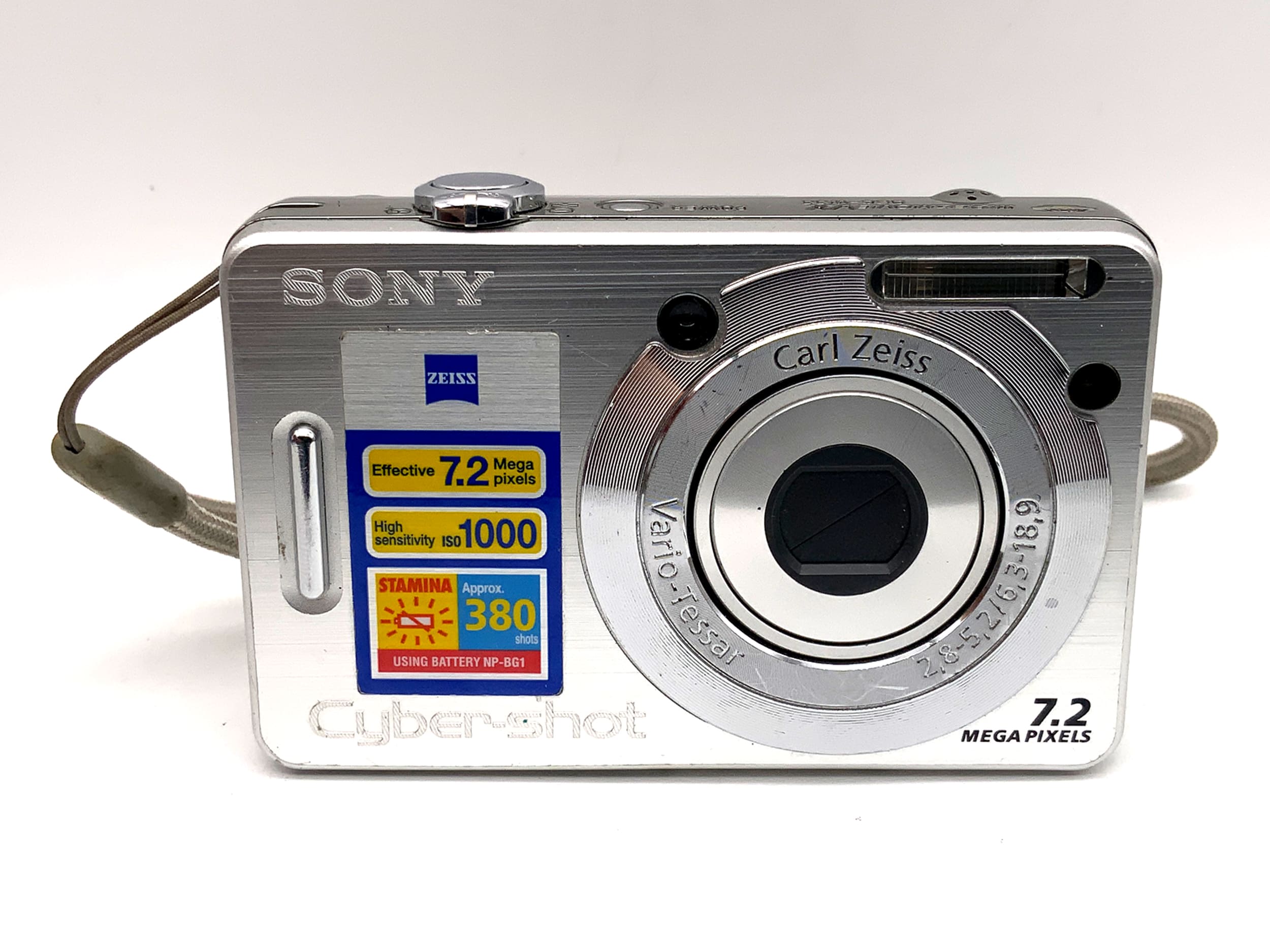 Sony Cyber-Shot DSC-W55 Digital Compact Camera 2.8-5.2/6.3-18.9 7.2 MP IM VX