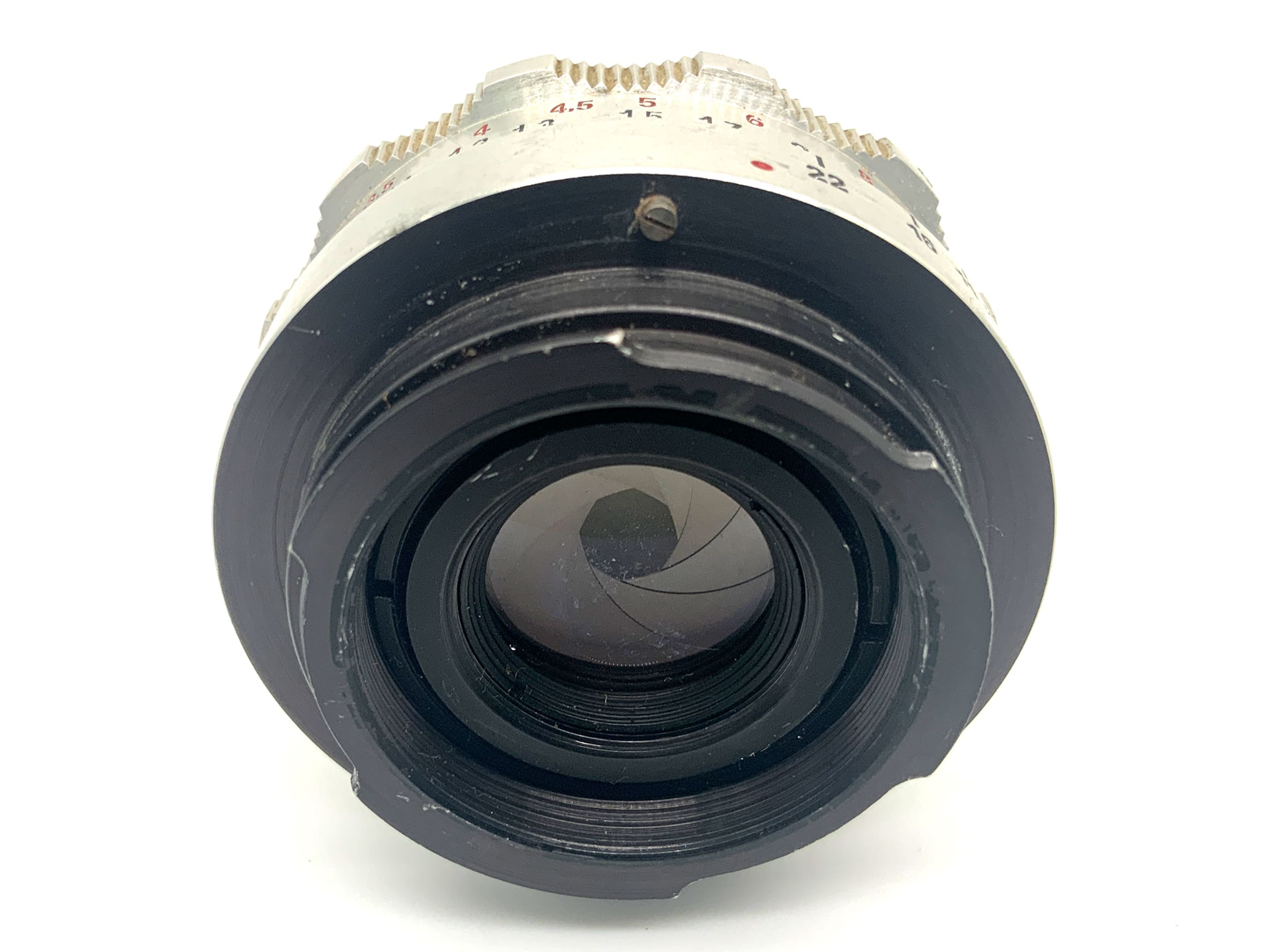 Carl Zeiss Jena Q1 Tessar 50mm 1:2.8 Objektiv Festbrennweite (EXA) Pilz!