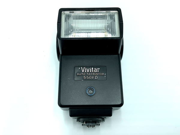 Vivitar Auto Thyristor 550 FD Blitzgerät Für Canon EOS Kamera Blitz Flash