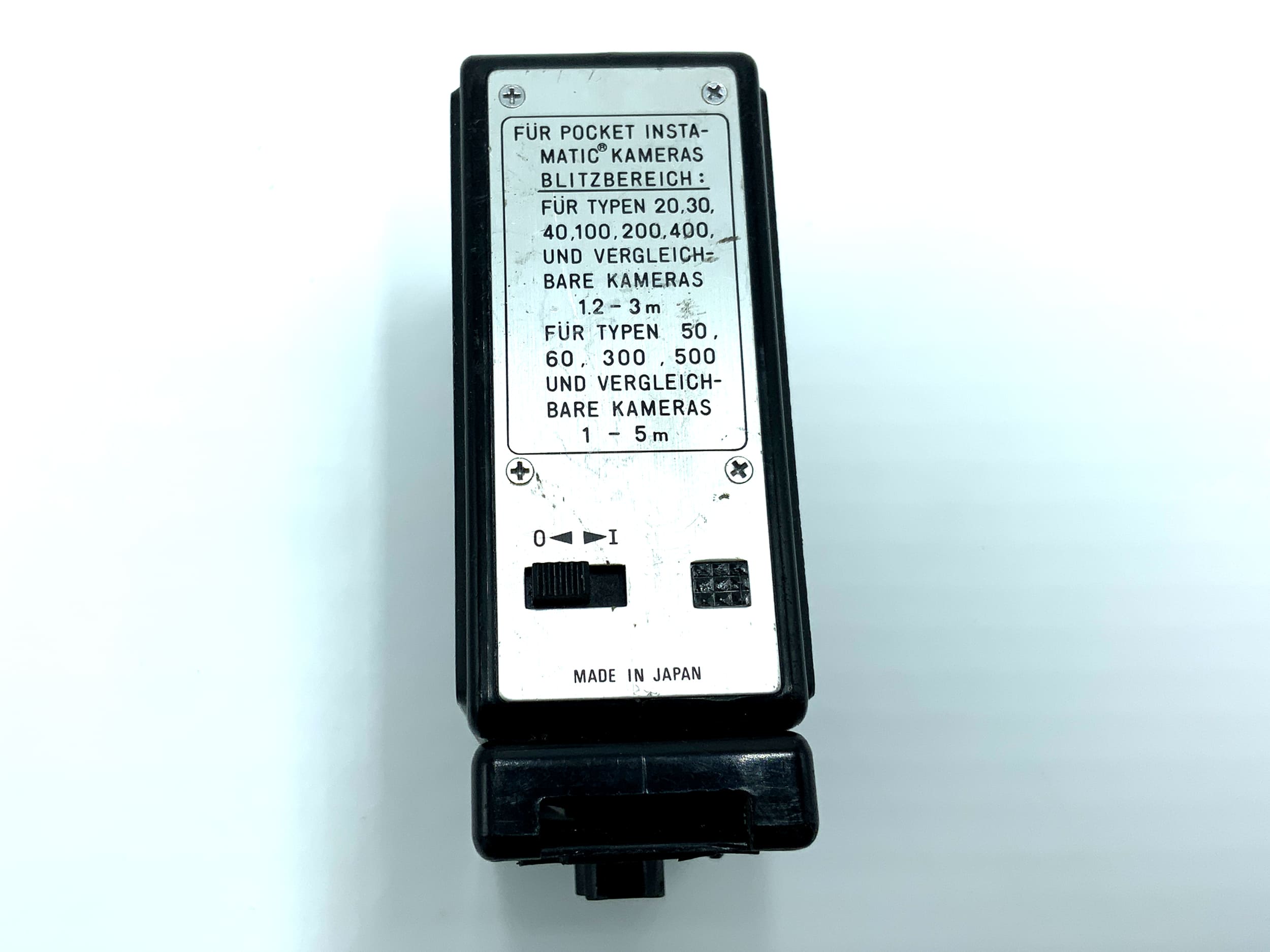Paffrath Kemper Pocket instamtic Blitzgerät Kamera Blitz Flash