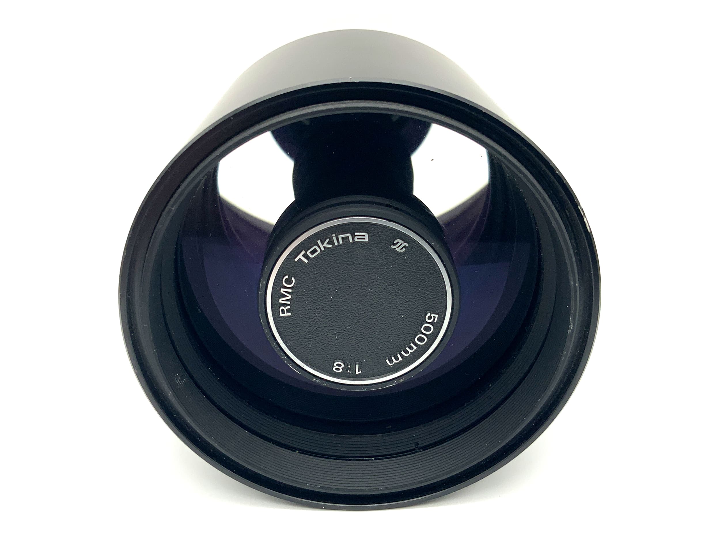 Tokina 500mm 1:8 lens, mirror lens, prime lens (Yashica / Contax)