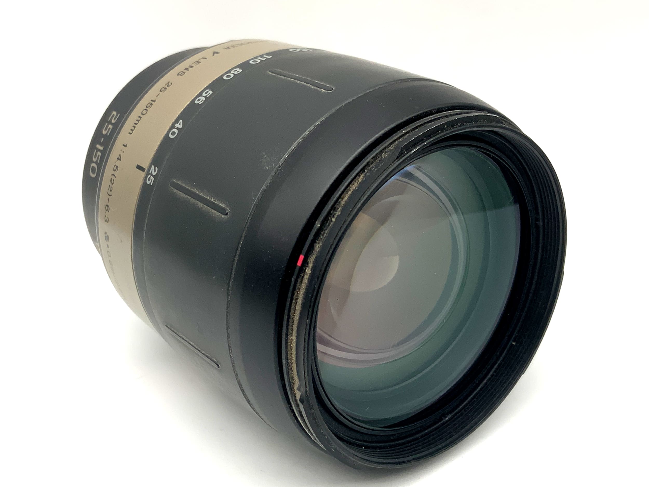 Minolta 25-150mm 1:4.5(22)-6.3 lens V lens AF autofocus (Minolta Vectis)