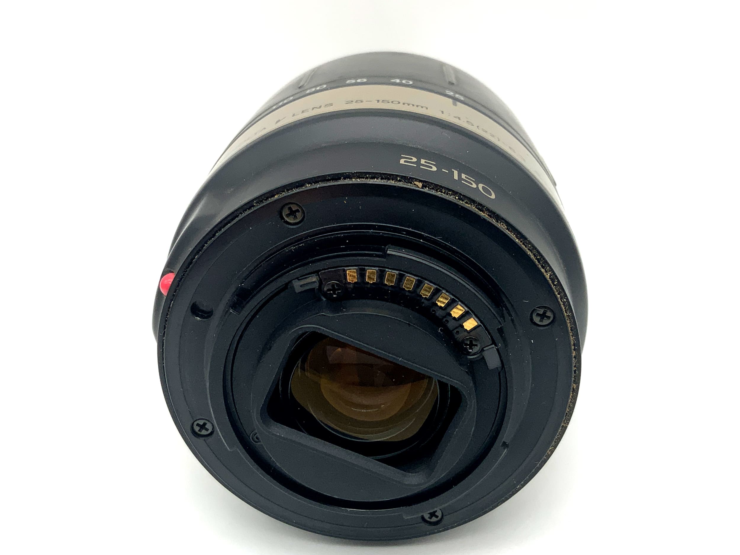 Minolta 25-150mm 1:4.5(22)-6.3 lens V lens AF autofocus (Minolta Vectis)