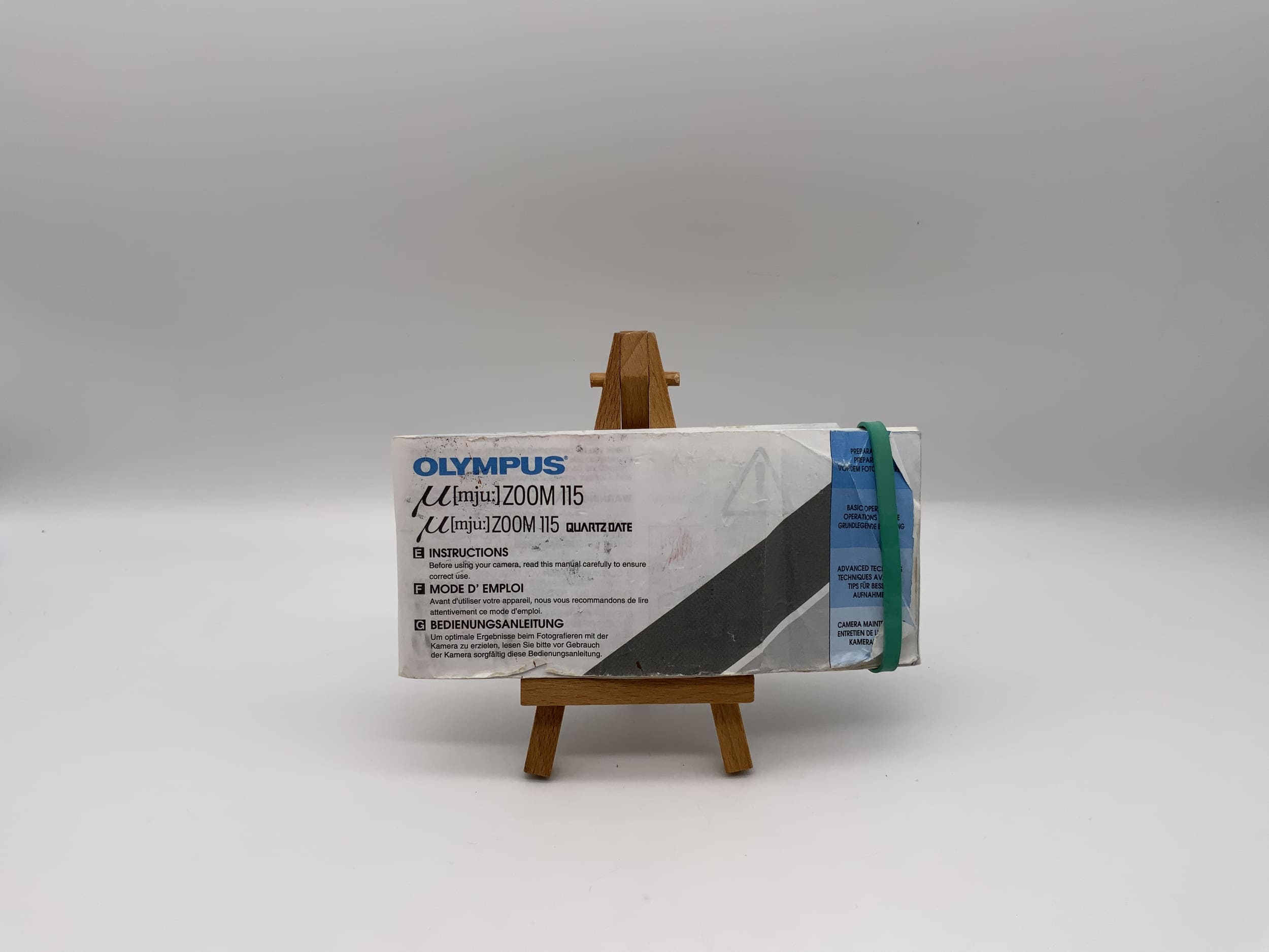 Olympus miju Zoom 115 Quartzdate User Manual (German)