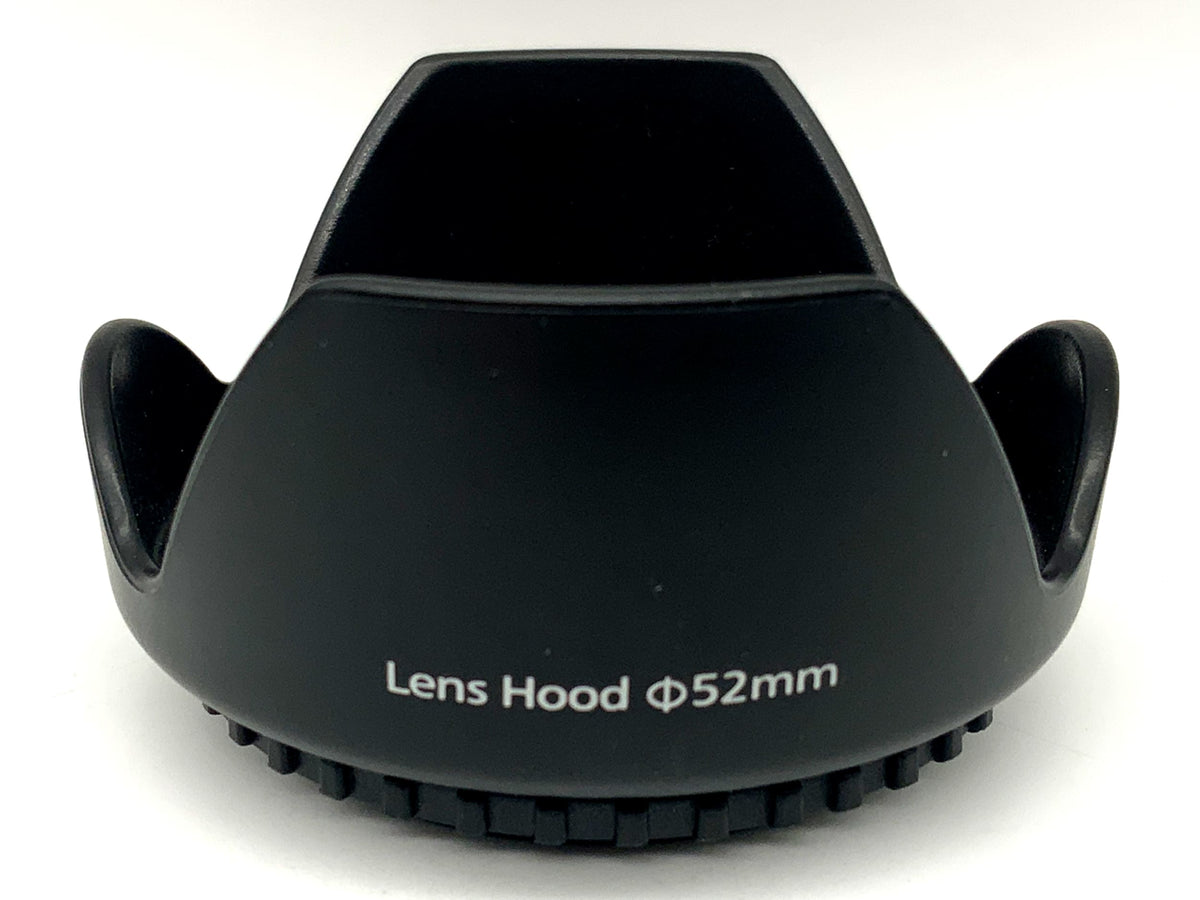 Lens hood 52mm screw thread, tulip-shaped