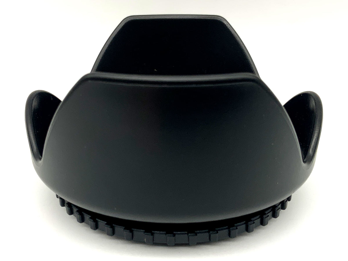 Lens hood 58mm screw thread, tulip-shaped