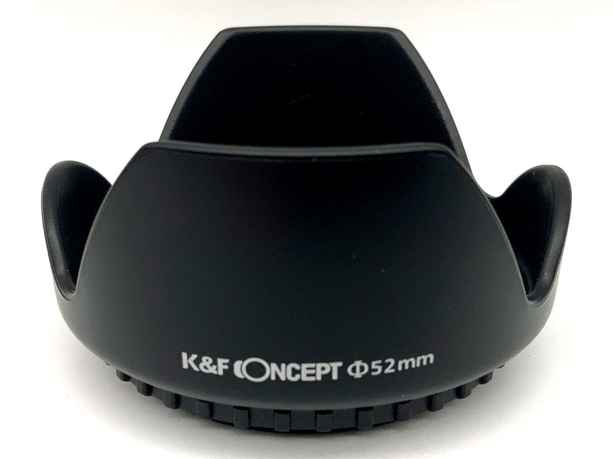 K&amp;F Concept 52mm Lens Hood Screw Thread Tulip Shaped Sunshade