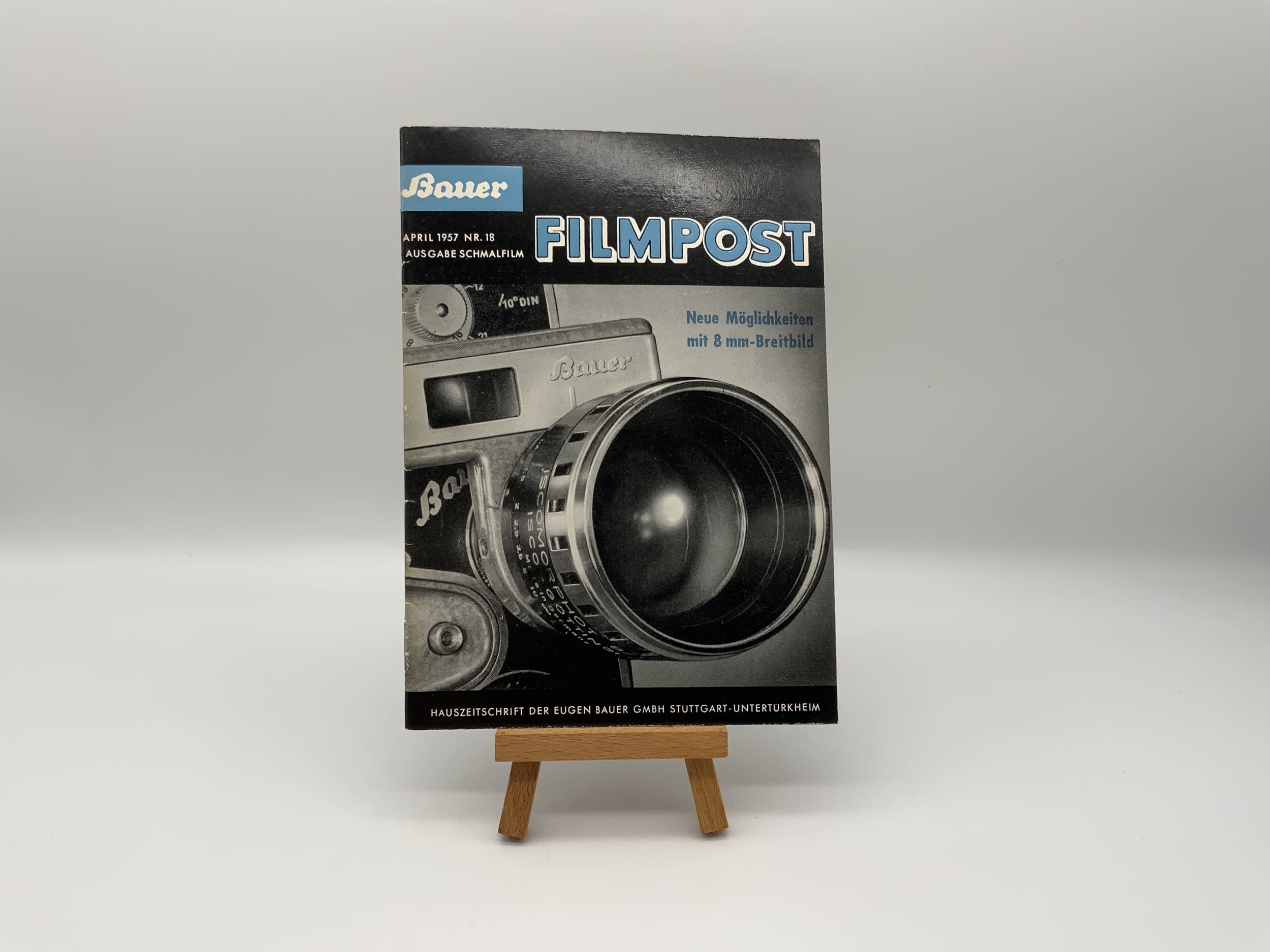 Bauer Filmpost April 1957 No. 18 Edition 8mm Film Instructions German